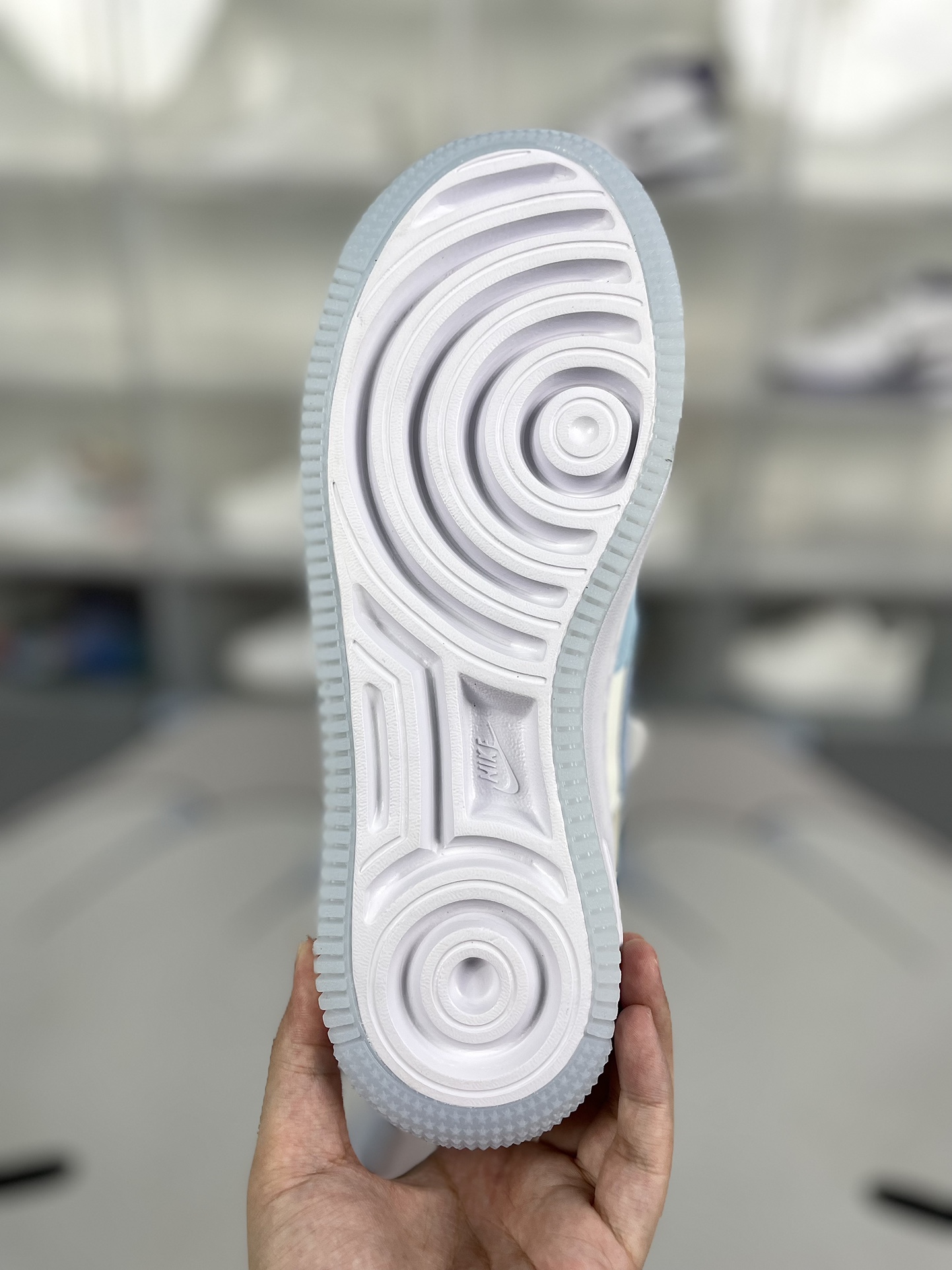 Nike Air Force 1 Shadow Women's Low Top Sneaker - White/Blue Colorway 7 i1723230784 7100 0