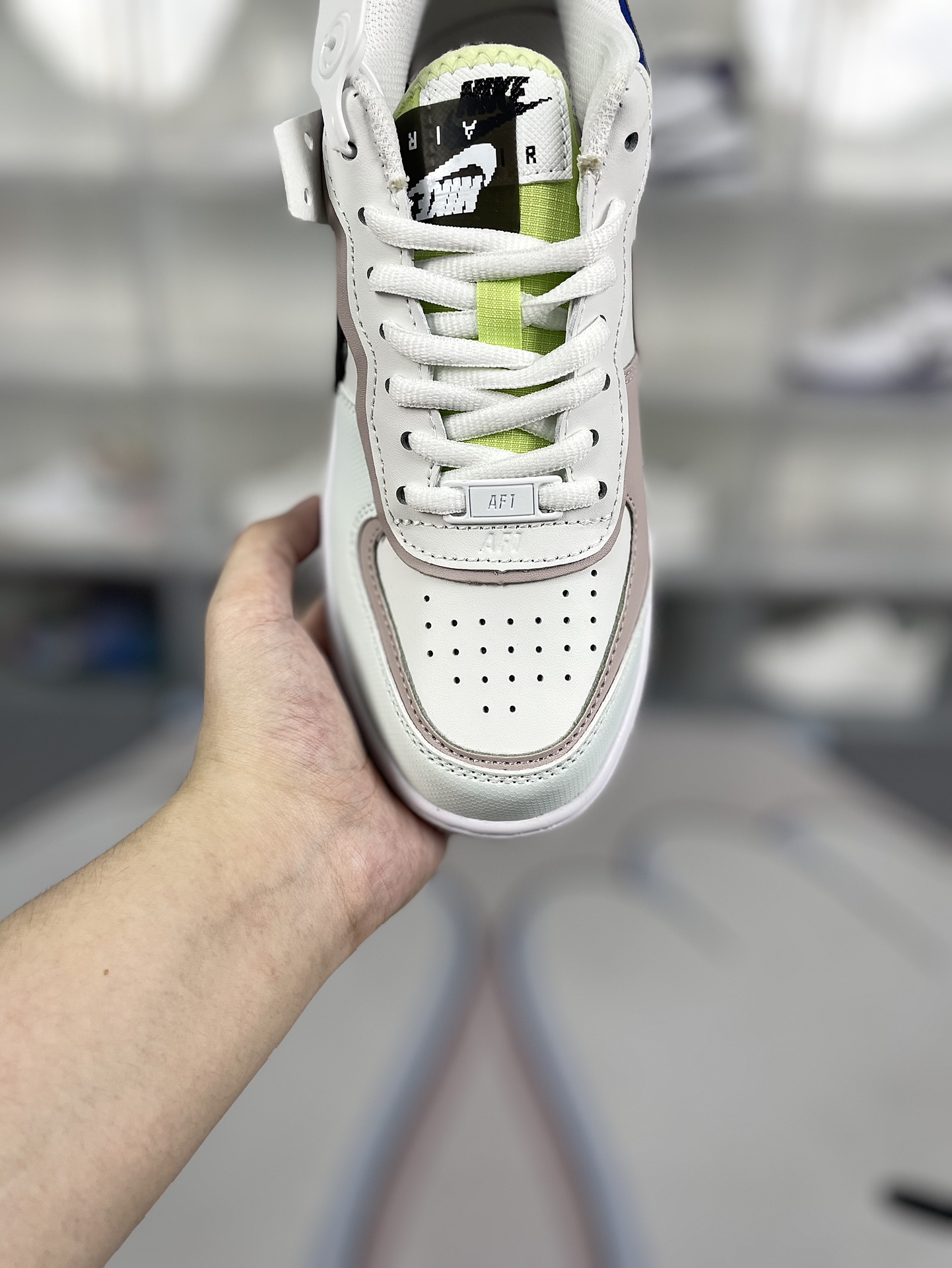 Nike Air Force 1 Shadow Pixel Women's Low Top Sneakers CV8480-300 5 i1723316859 1353 0