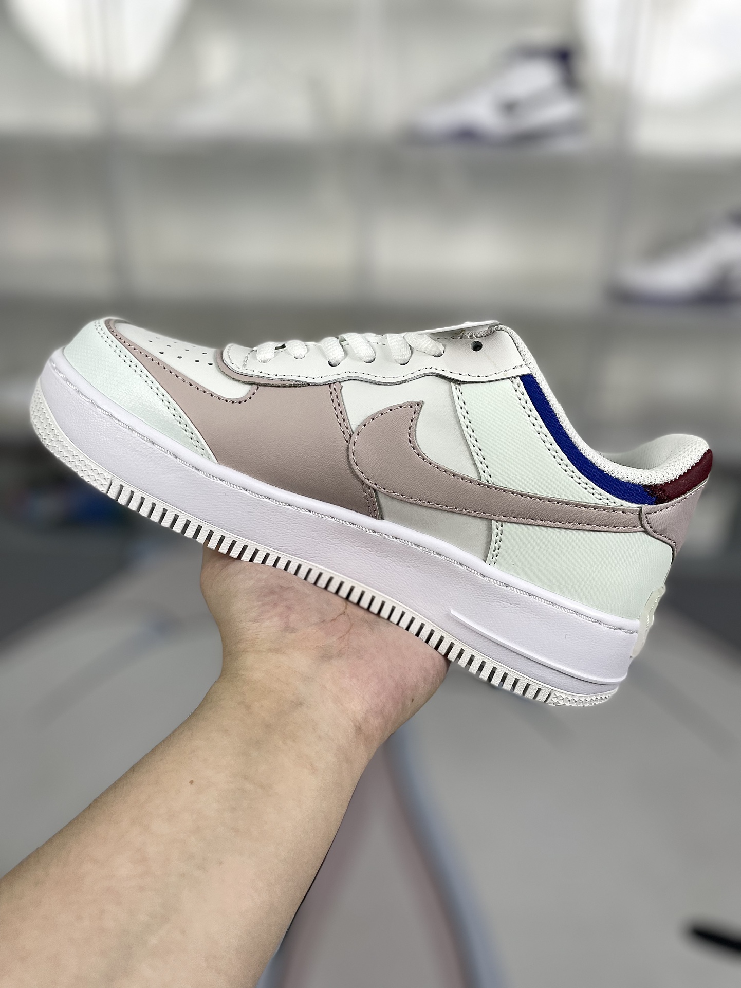 Nike Air Force 1 Shadow Pixel Women's Low Top Sneakers CV8480-300 2 i1723316859 4734 0