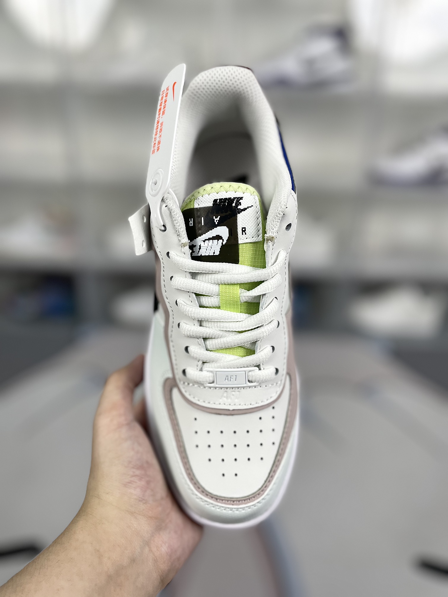 Nike Air Force 1 Shadow Pixel Women's Low Top Sneakers CV8480-300 4 i1723316859 9504 0