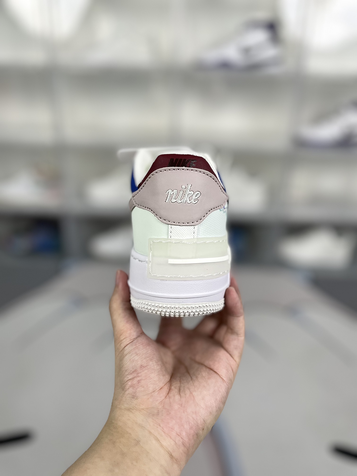 Nike Air Force 1 Shadow Pixel Women's Low Top Sneakers CV8480-300 3 i1723316859 9816 0
