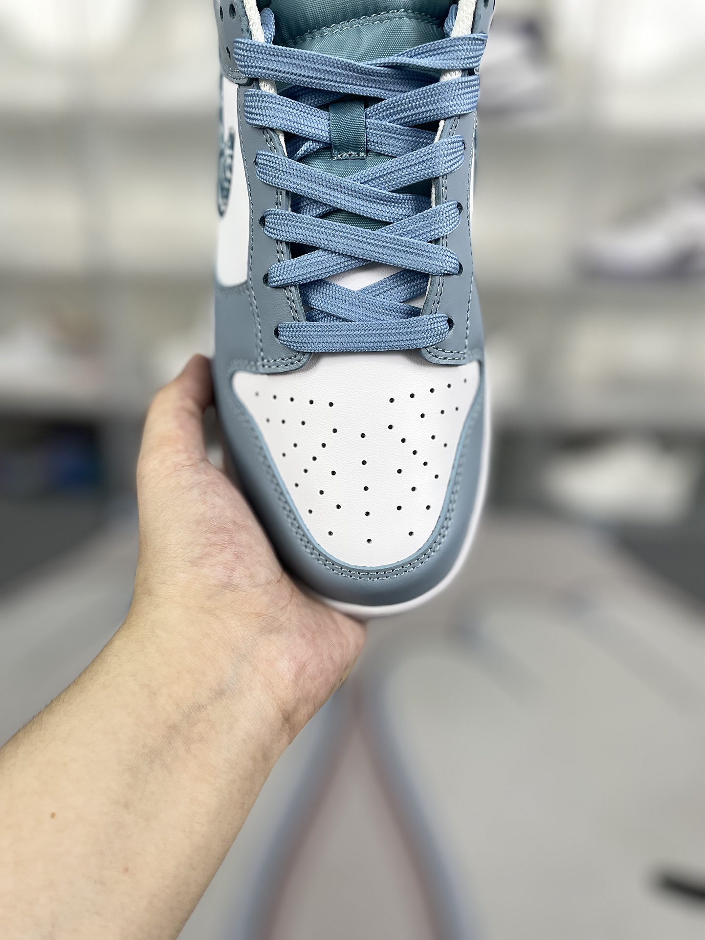 Nike Dunk Essentials 'Blue Paisley' - Premium Leather Canvas Sneakers 5 i1725226024 7247 0
