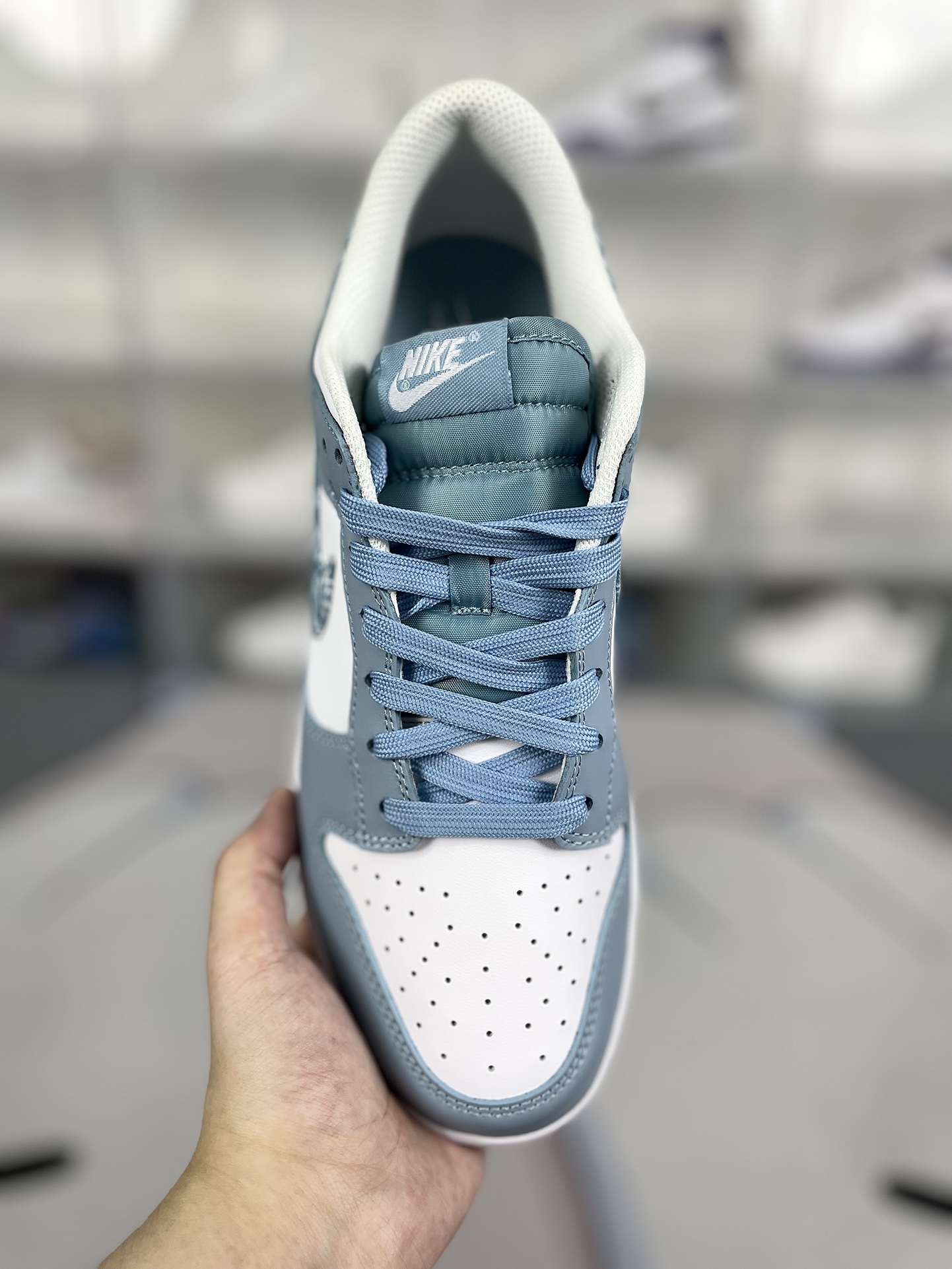 Nike Dunk Essentials 'Blue Paisley' - Premium Leather Canvas Sneakers 4 i1725226024 7255 0
