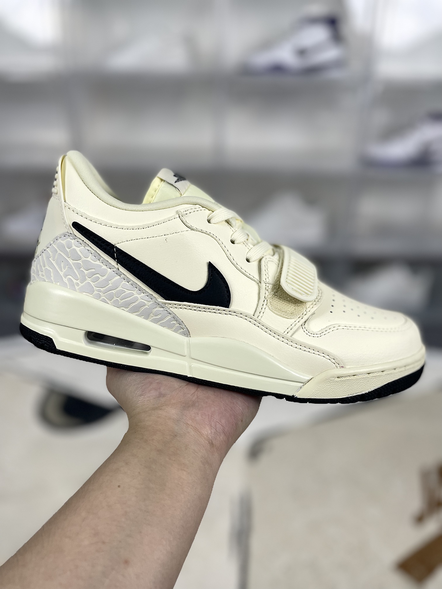 Jordan Legacy 312 Low 'Coconut Milk Black' Retro Basketball Shoes