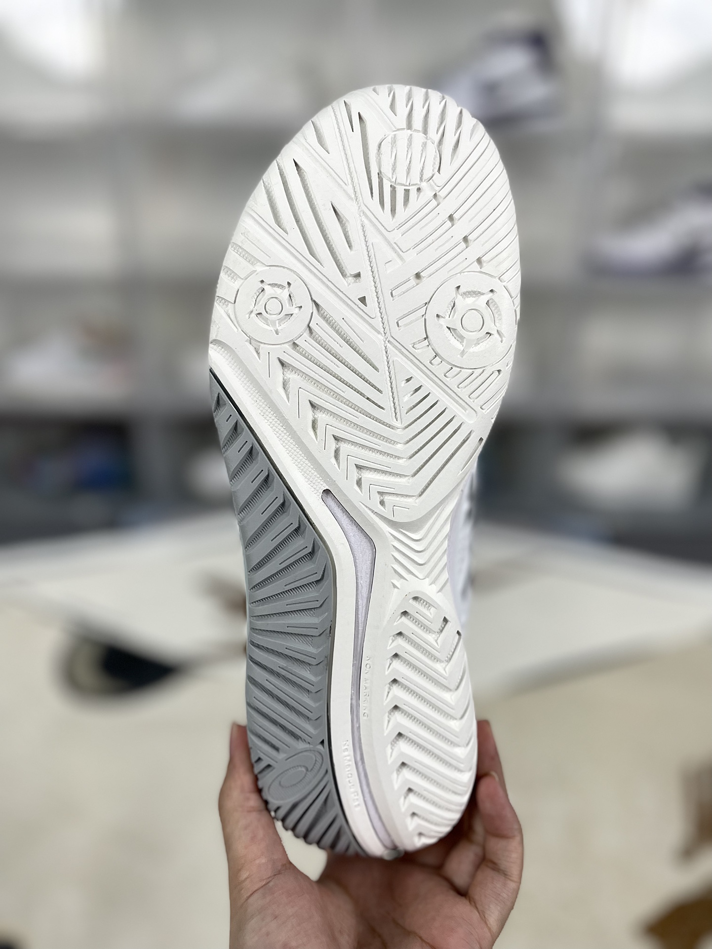 Asics Gel-Resolution 9 White/Silver Tennis Shoes - Enhanced Stability & Comfort 7 i1730233873 7512 0