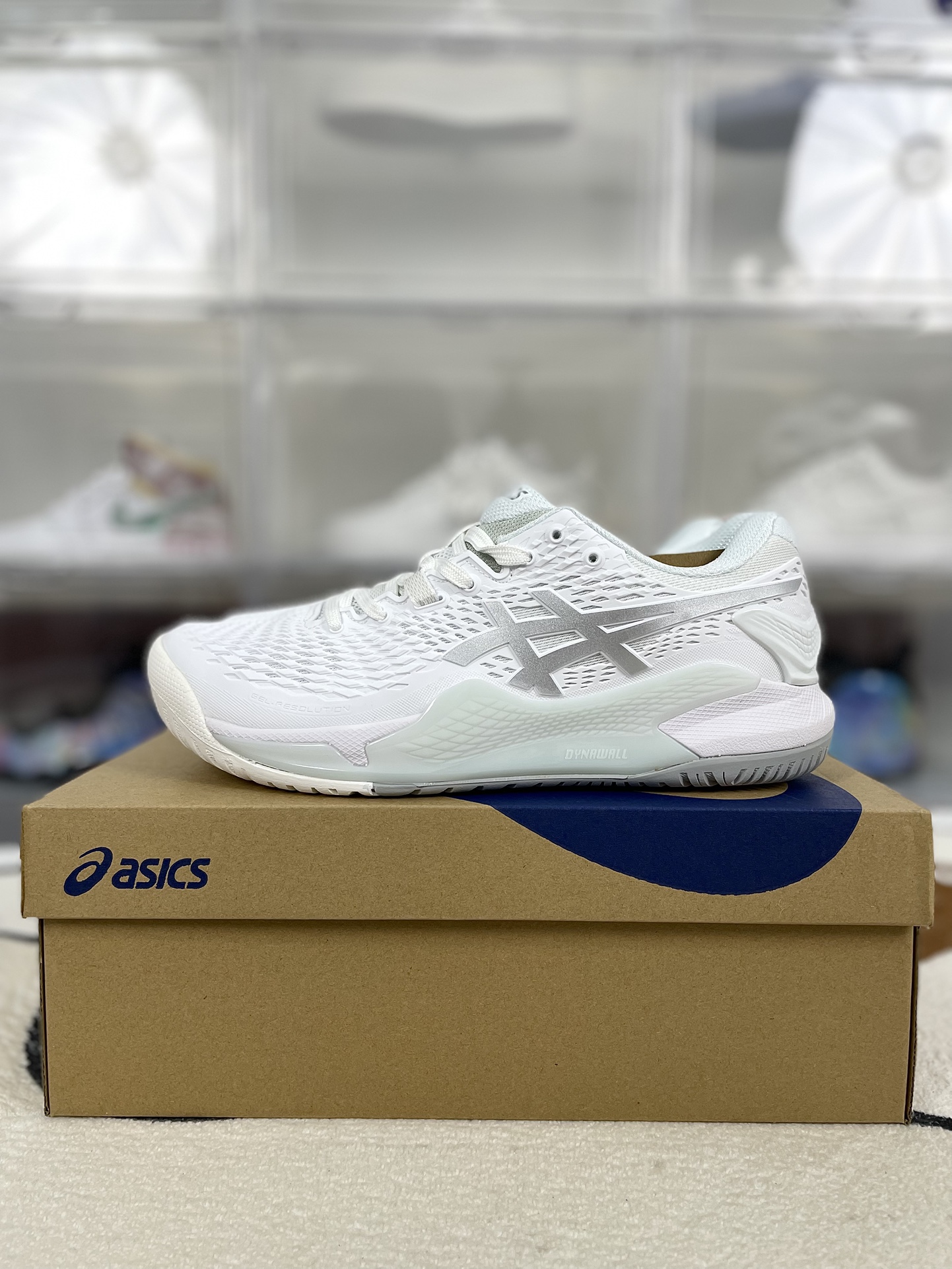 Asics Gel-Resolution 9 White/Silver Tennis Shoes - Enhanced Stability & Comfort 10 i1730233873 8306 0