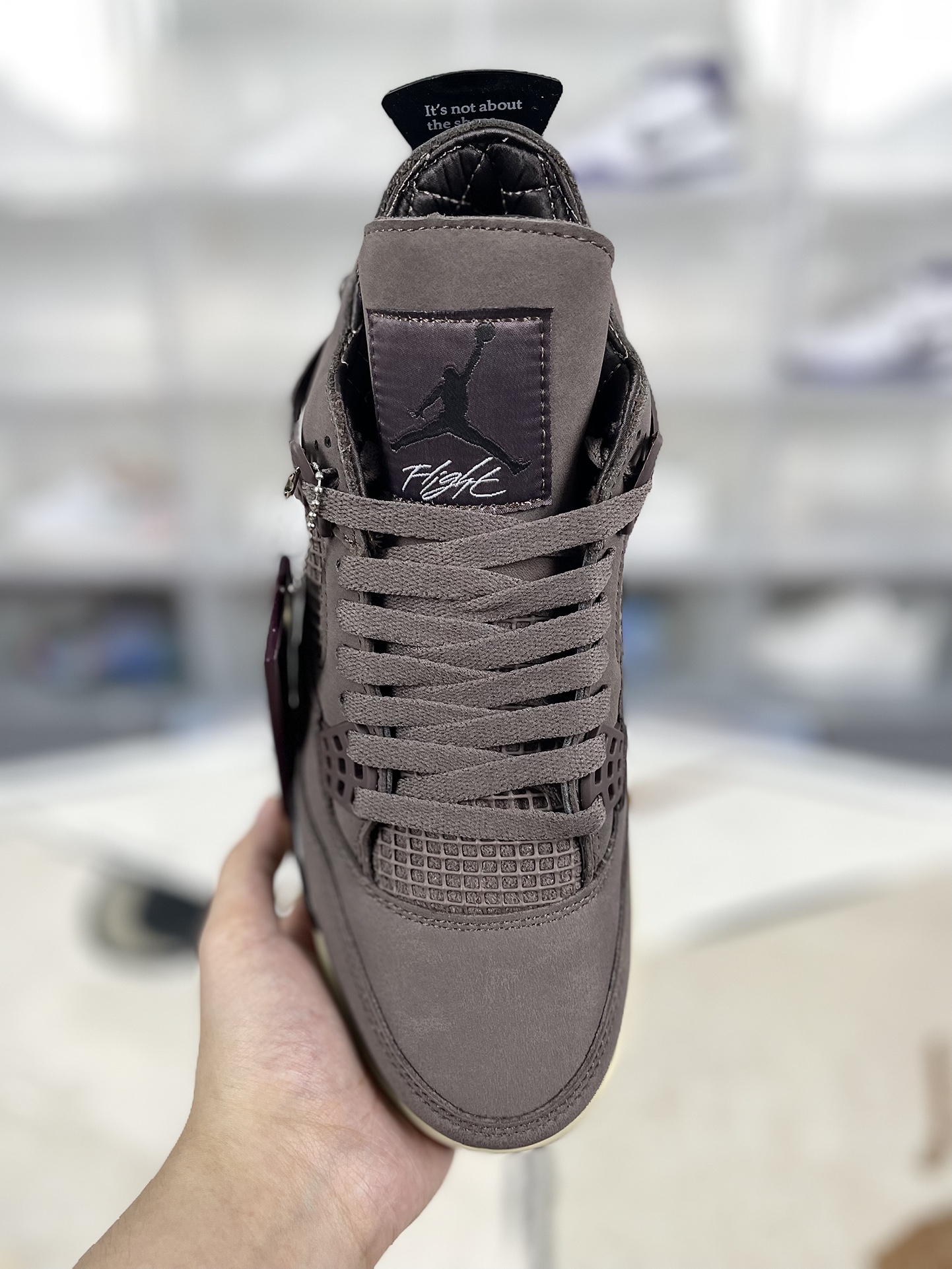 A Ma Maniére x Air Jordan 4 Retro 'Violet Ore' Basketball Shoes 4 i1730444950 4695 0