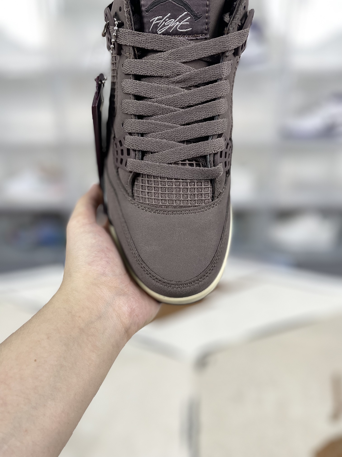 A Ma Maniére x Air Jordan 4 Retro 'Violet Ore' Basketball Shoes 5 i1730444950 9432 0