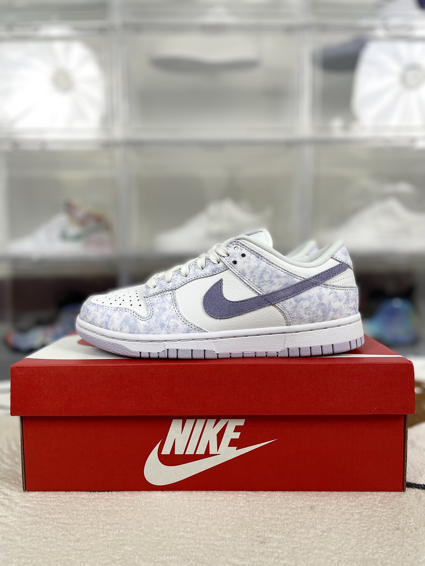 Nike Dunk OG "Purple Pulse" Low Top Sneakers - White/Purple - Size 35.5-47.5 10 i1730489441 5104 0