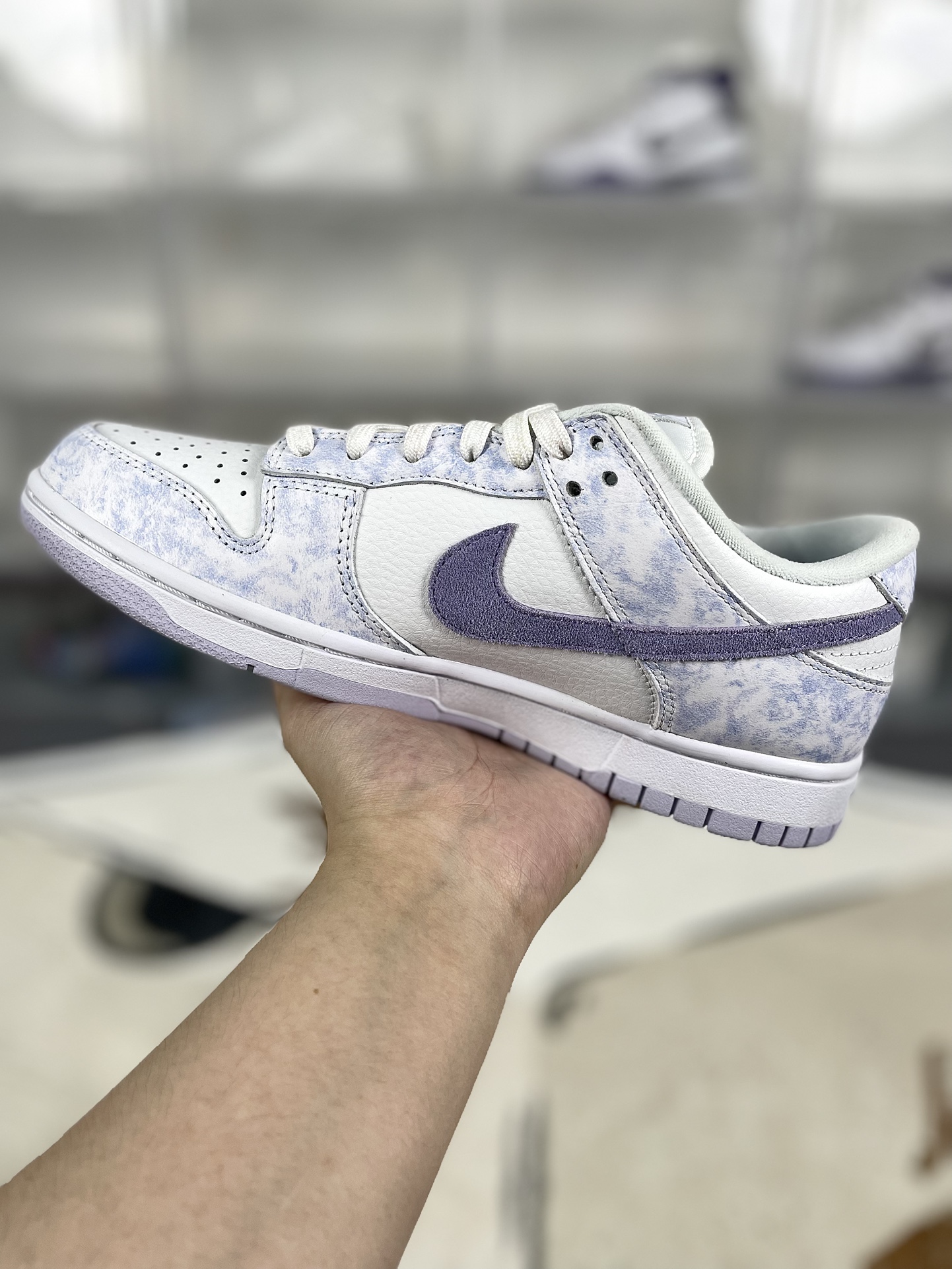Nike Dunk OG "Purple Pulse" Low Top Sneakers - White/Purple - Size 35.5-47.5 3 i1730489443 4192 0