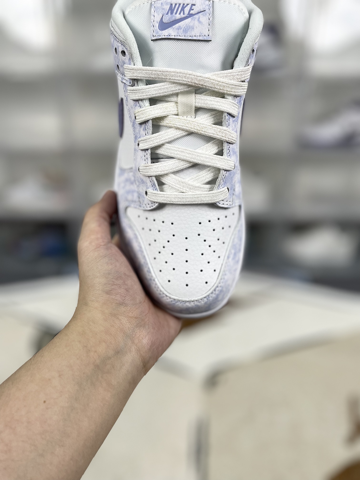 Nike Dunk OG "Purple Pulse" Low Top Sneakers - White/Purple - Size 35.5-47.5 5 i1730489443 8618 0