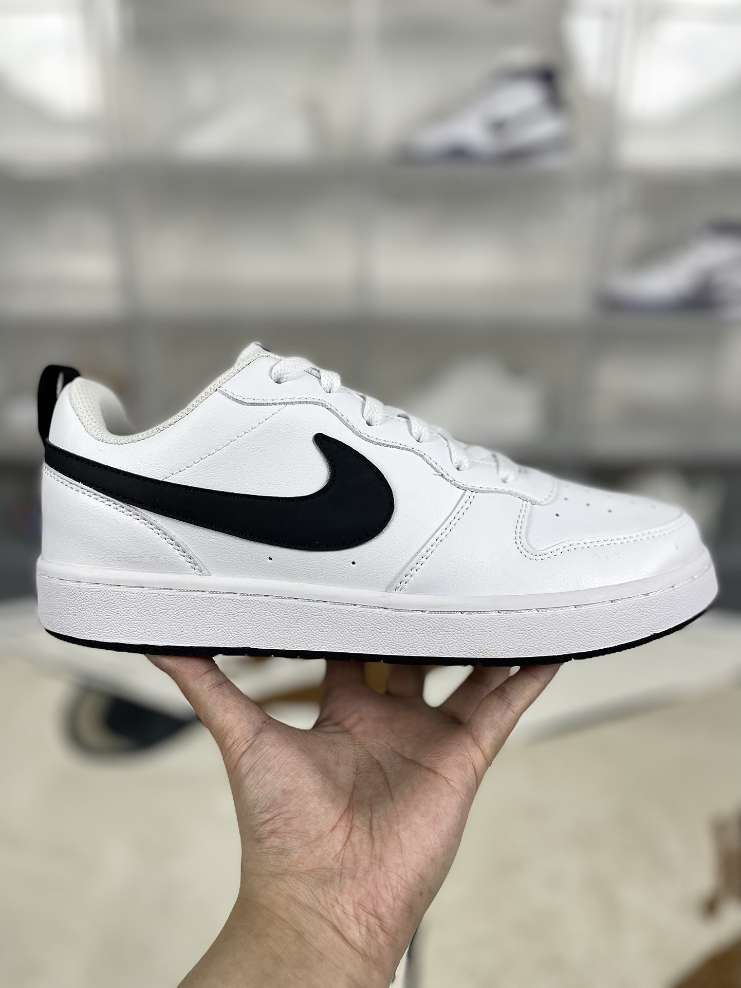 Nike Court Borough 2 Low White Black Casual Sneakers BQ5448-104 8 i1731180761 8247 0
