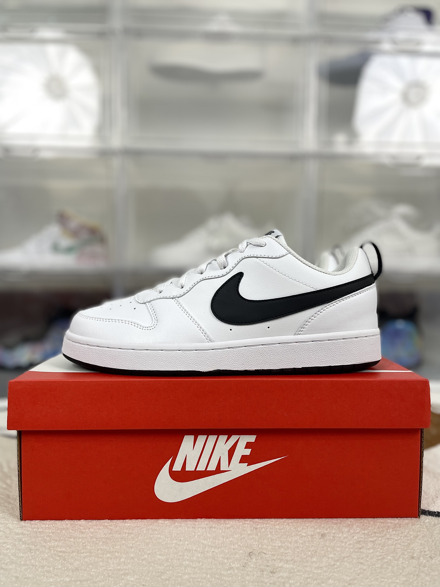 Nike Court Borough 2 Low White Black Casual Sneakers BQ5448-104 9 i1731180761 8292 0