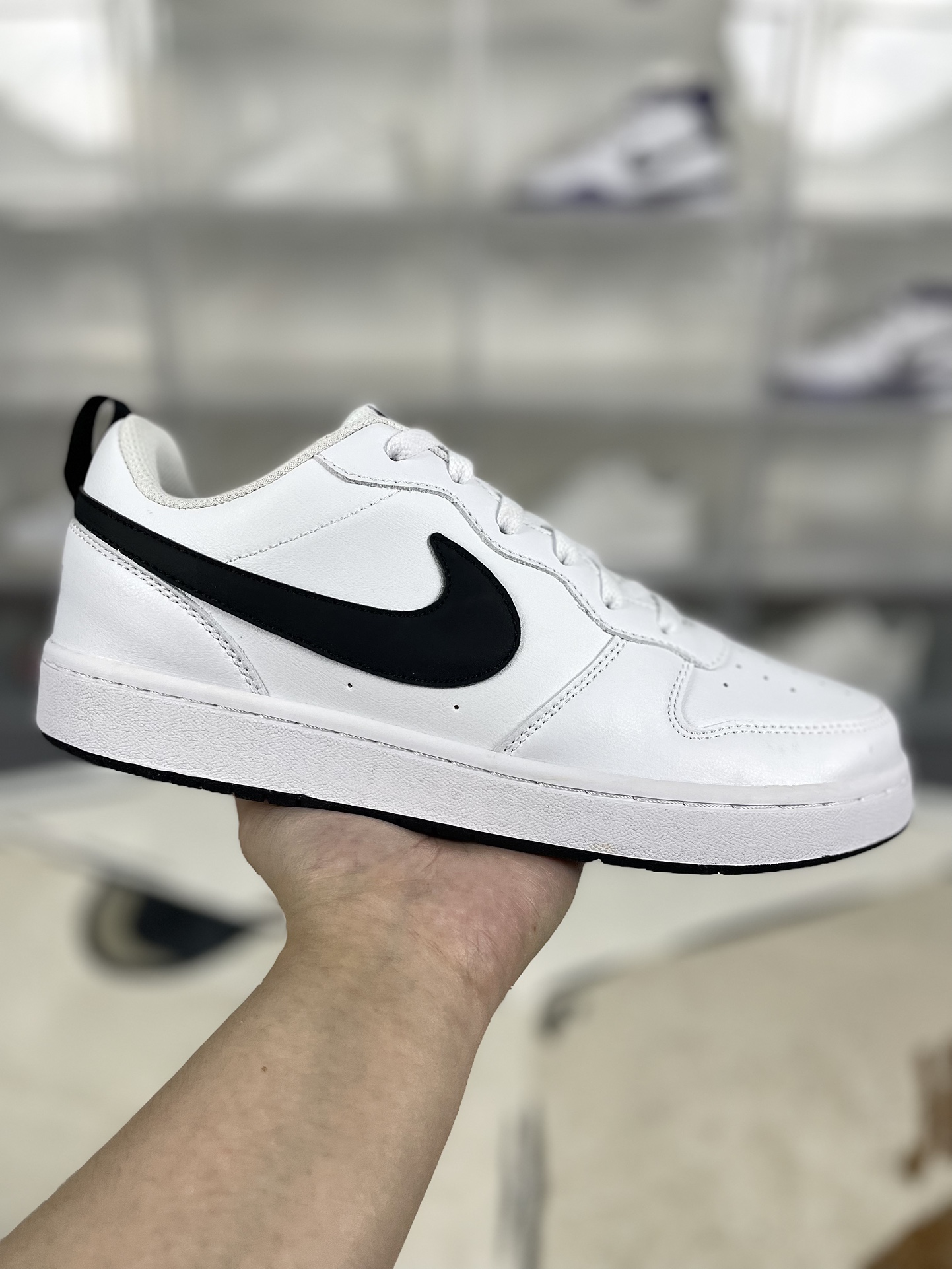 Nike Court Borough 2 Low White Black Casual Sneakers BQ5448-104 1 i1731180761 8860 0