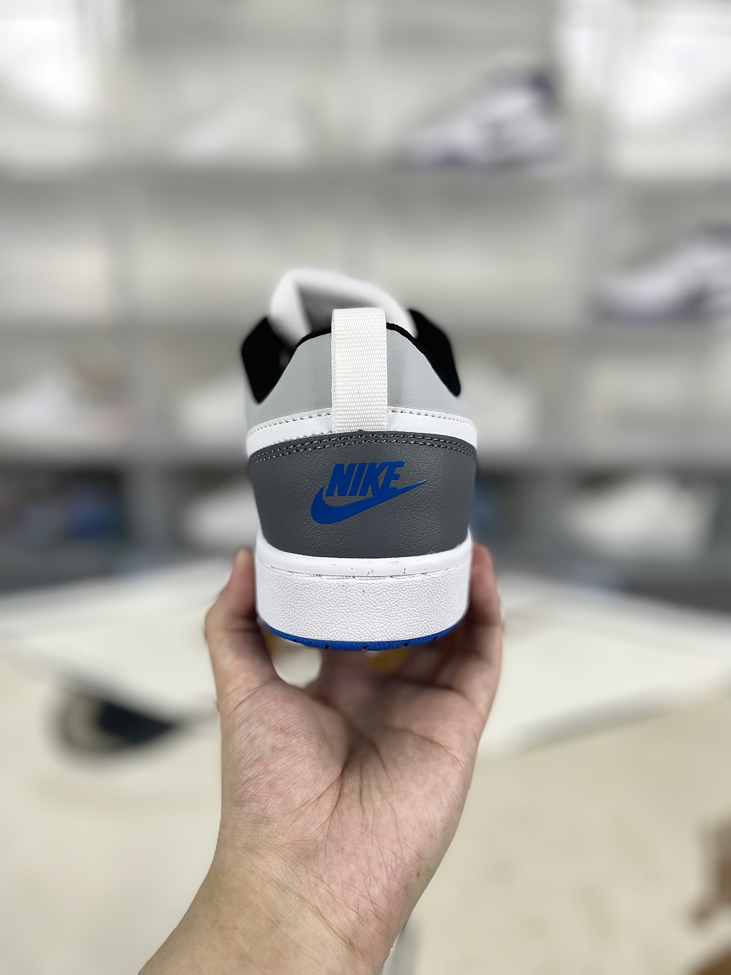 Nike Court Borough Low 2: Flexible, Durable & Stylish Gray/White Sneakers 4 i1731703189 9047 1
