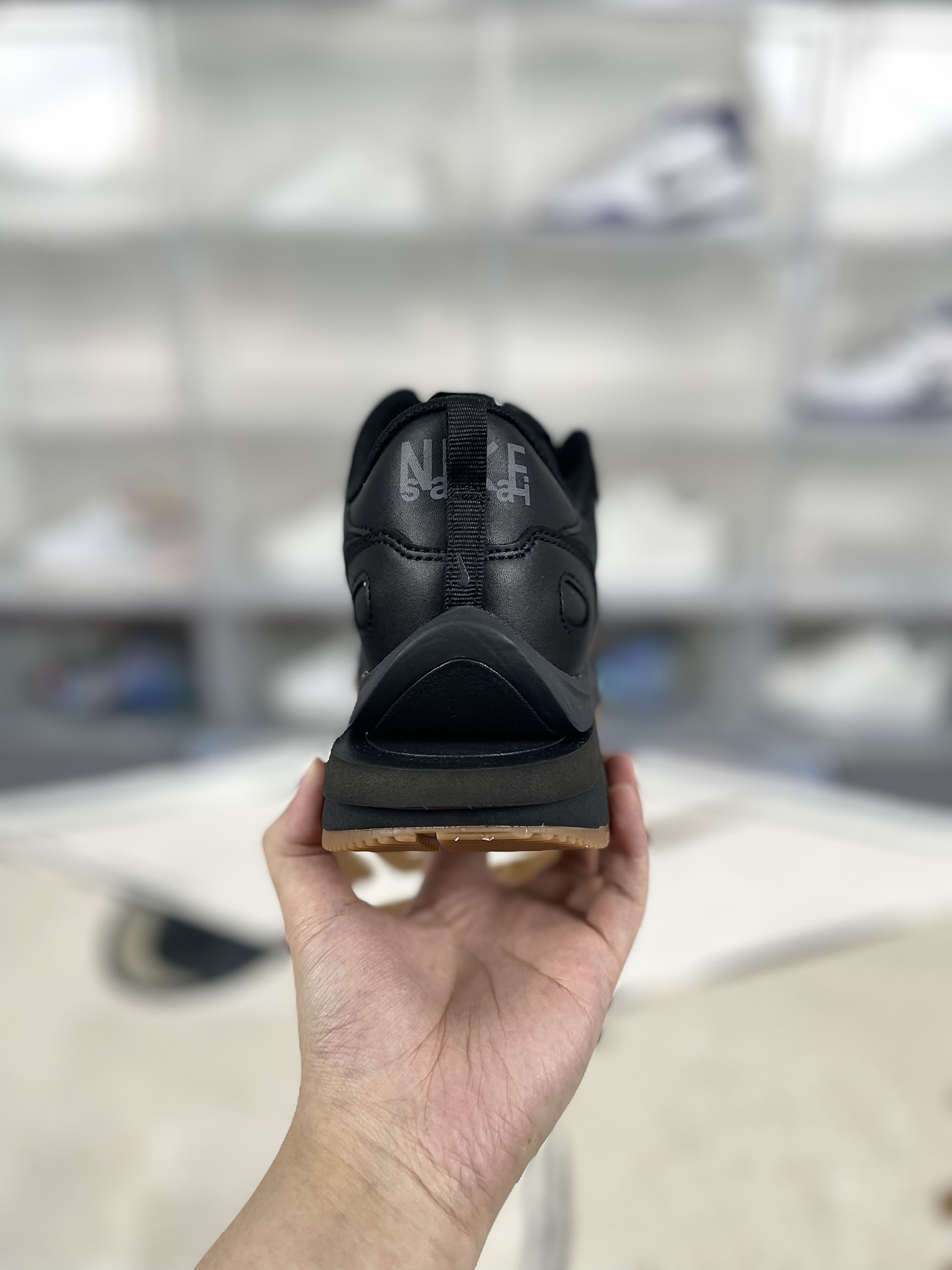 Sacai x Nike VaporWaffle Black Gum Sneakers - Casual Low Top Shoes 4 i1731872927 9310 0