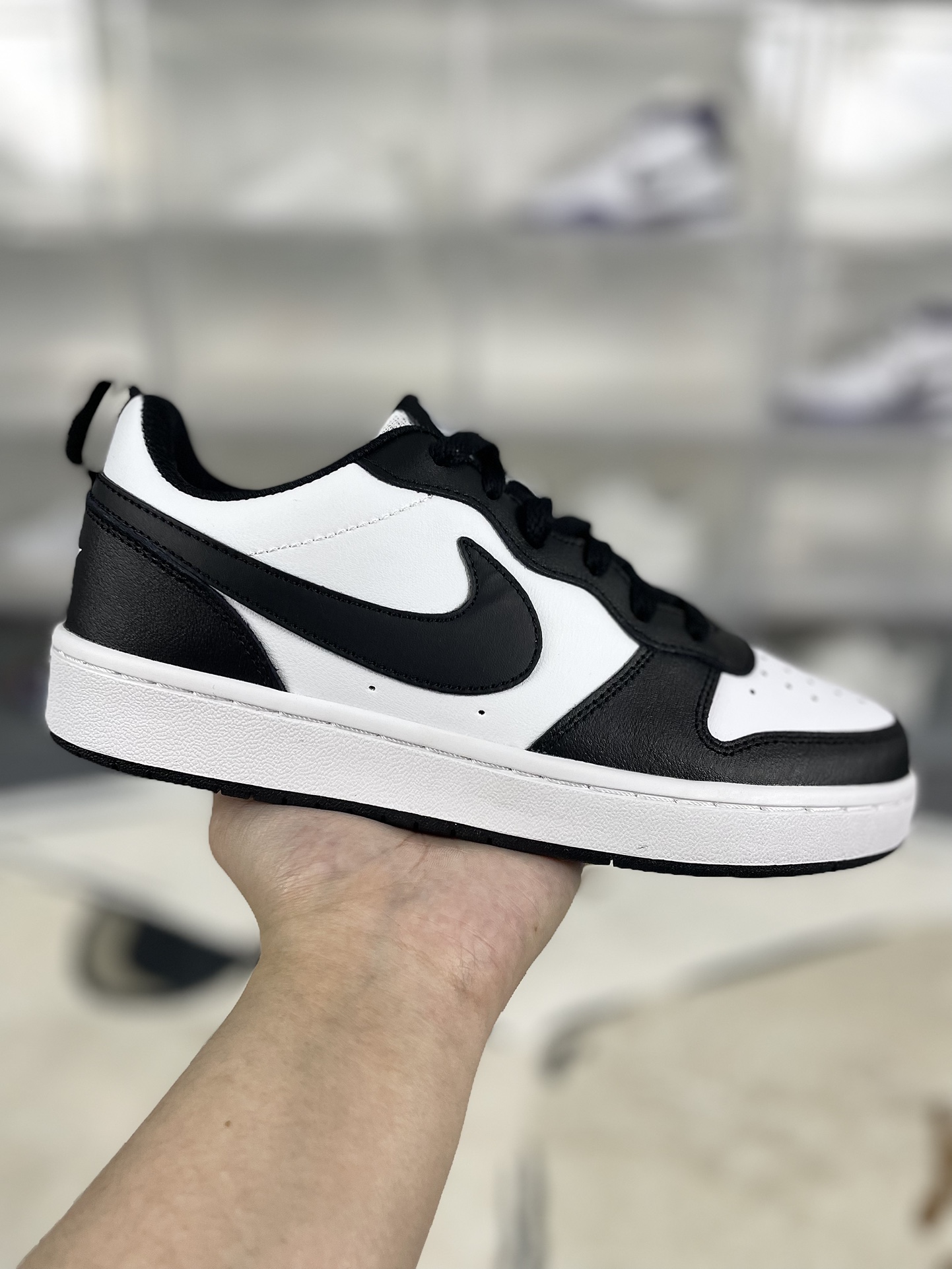 Nike Court Borough Low 2: Classic Black & White Panda Sneakers 1 i1732306987 5060 0