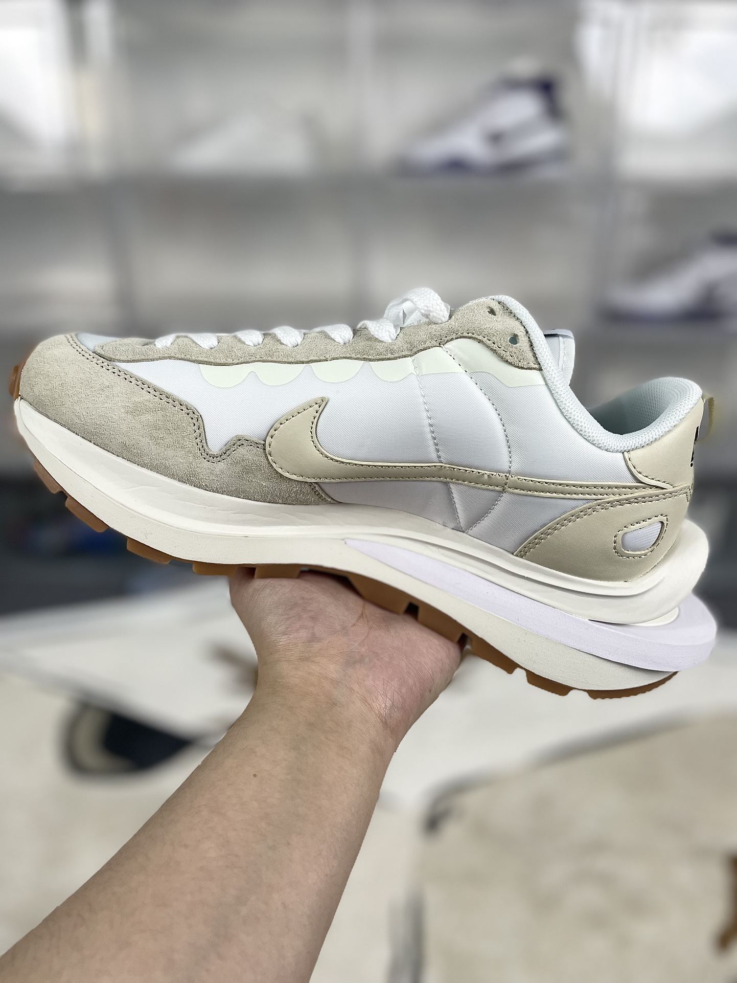 Nike x Sacai VaporWaffle White Gum, Low Top Lifestyle Sneakers - DD1875-100 3 i1732482395 3161 0