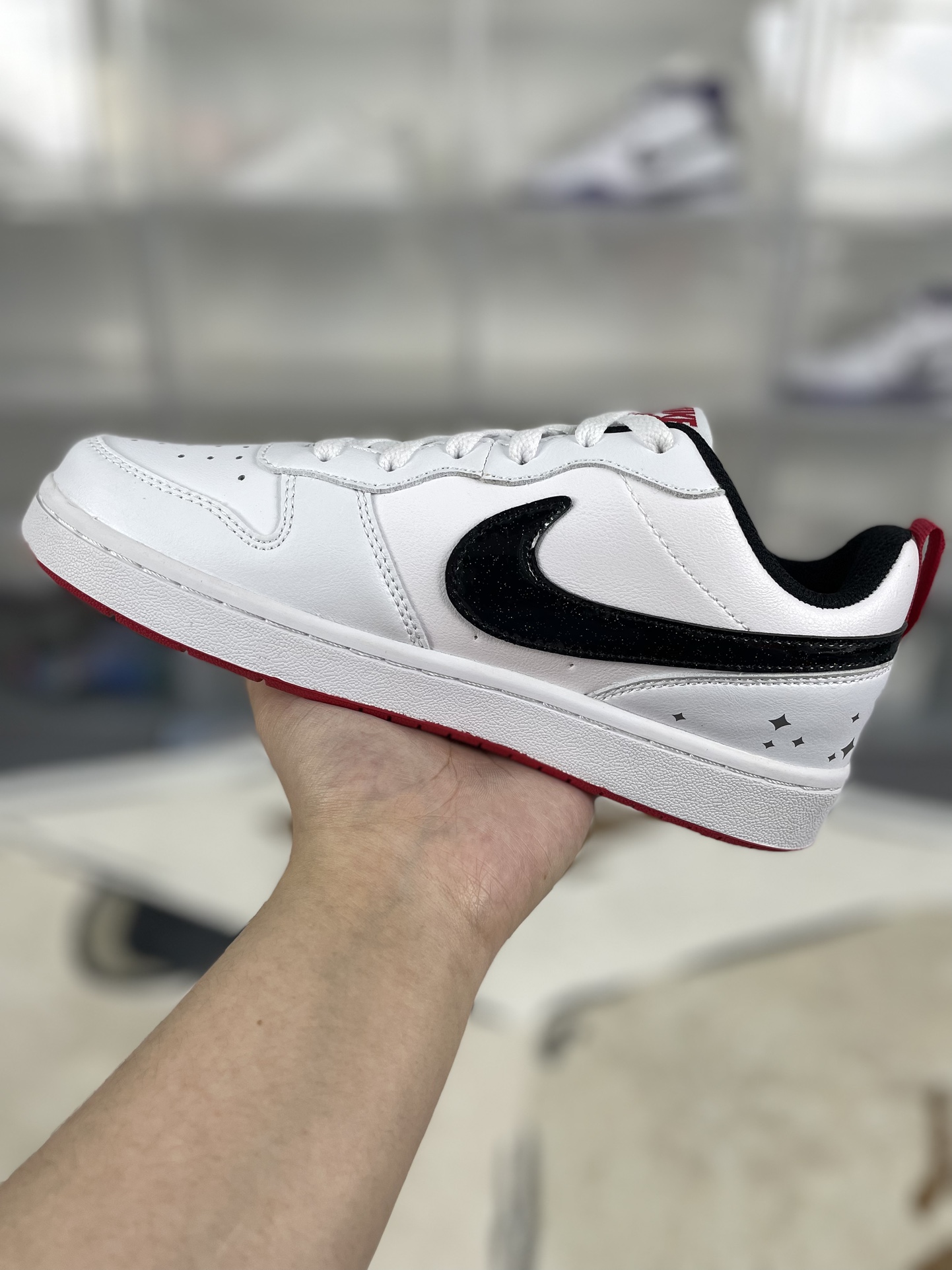 Nike Court Borough Low 2: Stylish, Flexible, and Durable White/Red Sneakers 2 i1732570276 4804 0