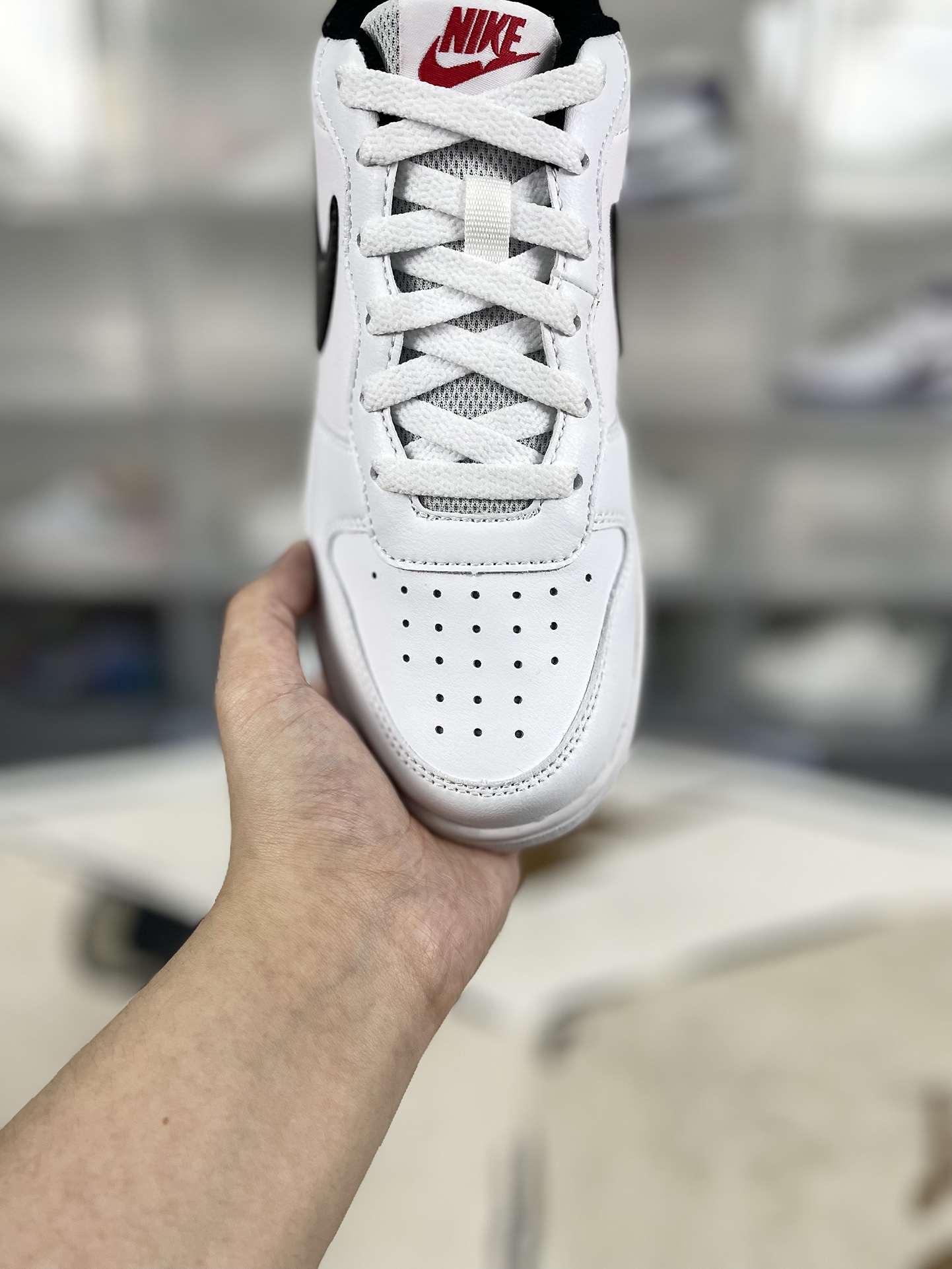 Nike Court Borough Low 2: Stylish, Flexible, and Durable White/Red Sneakers 5 i1732570276 9233 0