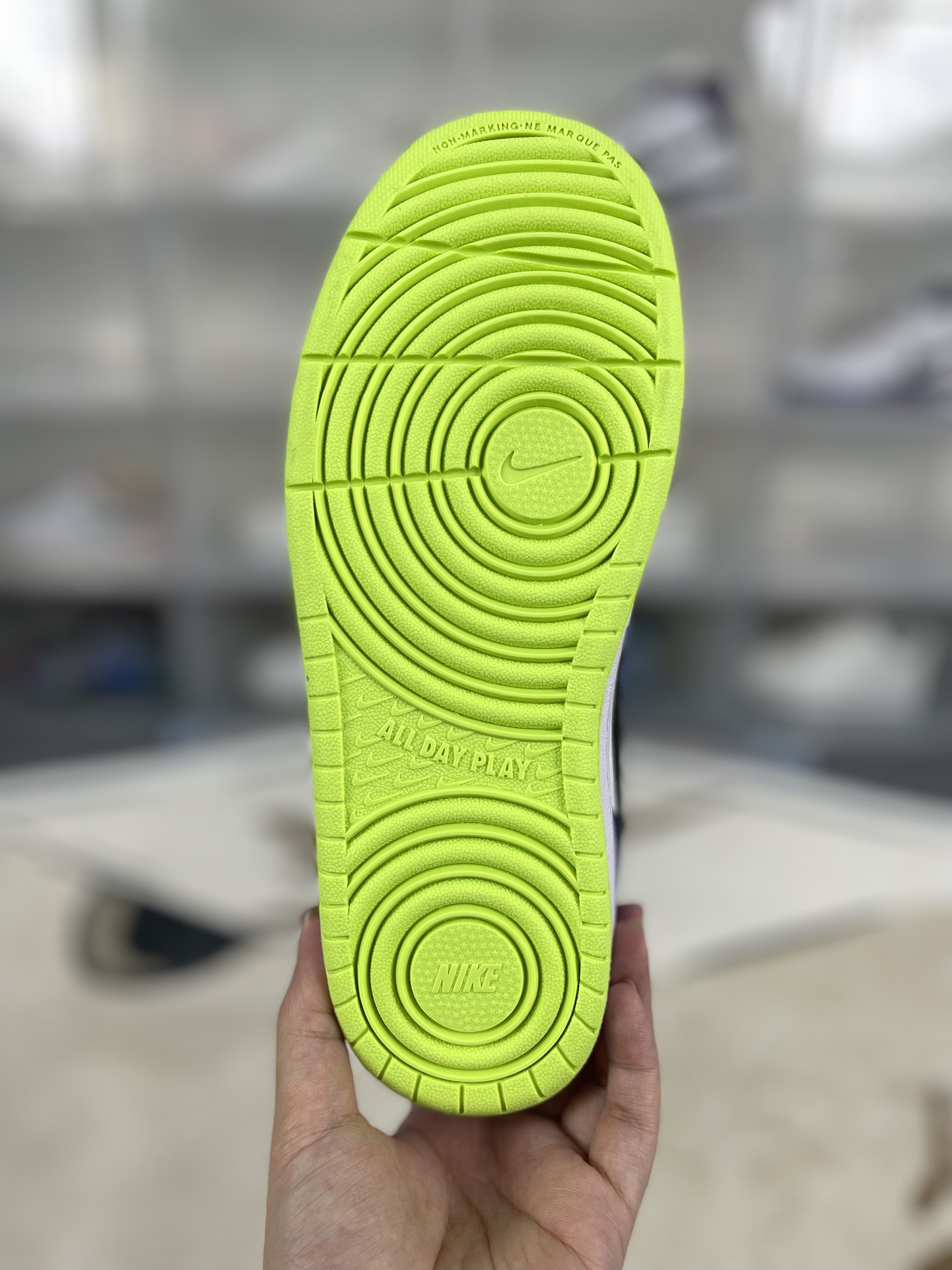 Nike Court Borough Low 2: Flexible, Low-Top Sneakers in White, Blue & Green 7 i1732570292 691 0