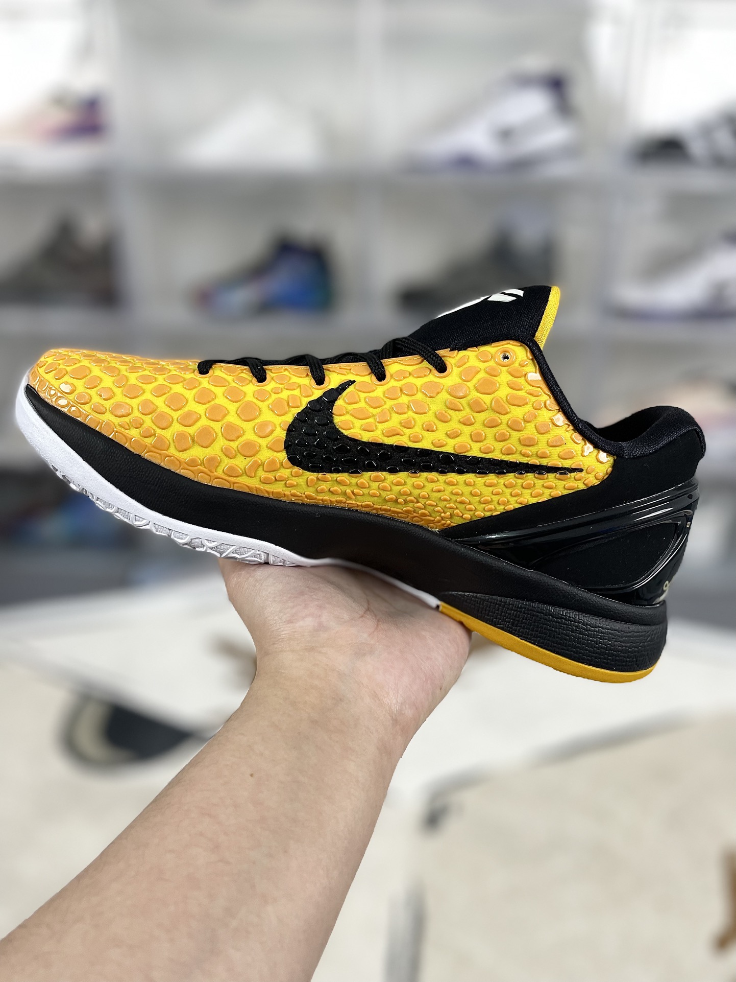 Nike Zoom Kobe 6 VI Lightbulb Basketball Shoes Black Yellow 429659-700 2 i1732998265 7729 6