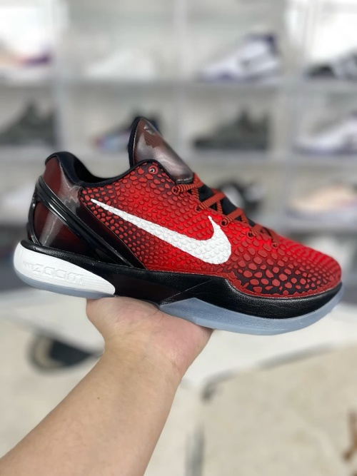 Nike Zoom Kobe 6 Protro 'All-Star' Basketball Shoes - Black/Red Edition 24 Nike Zoom Kobe 6 Protro 'All-Star' Basketball Shoes - Black/Red Edition
