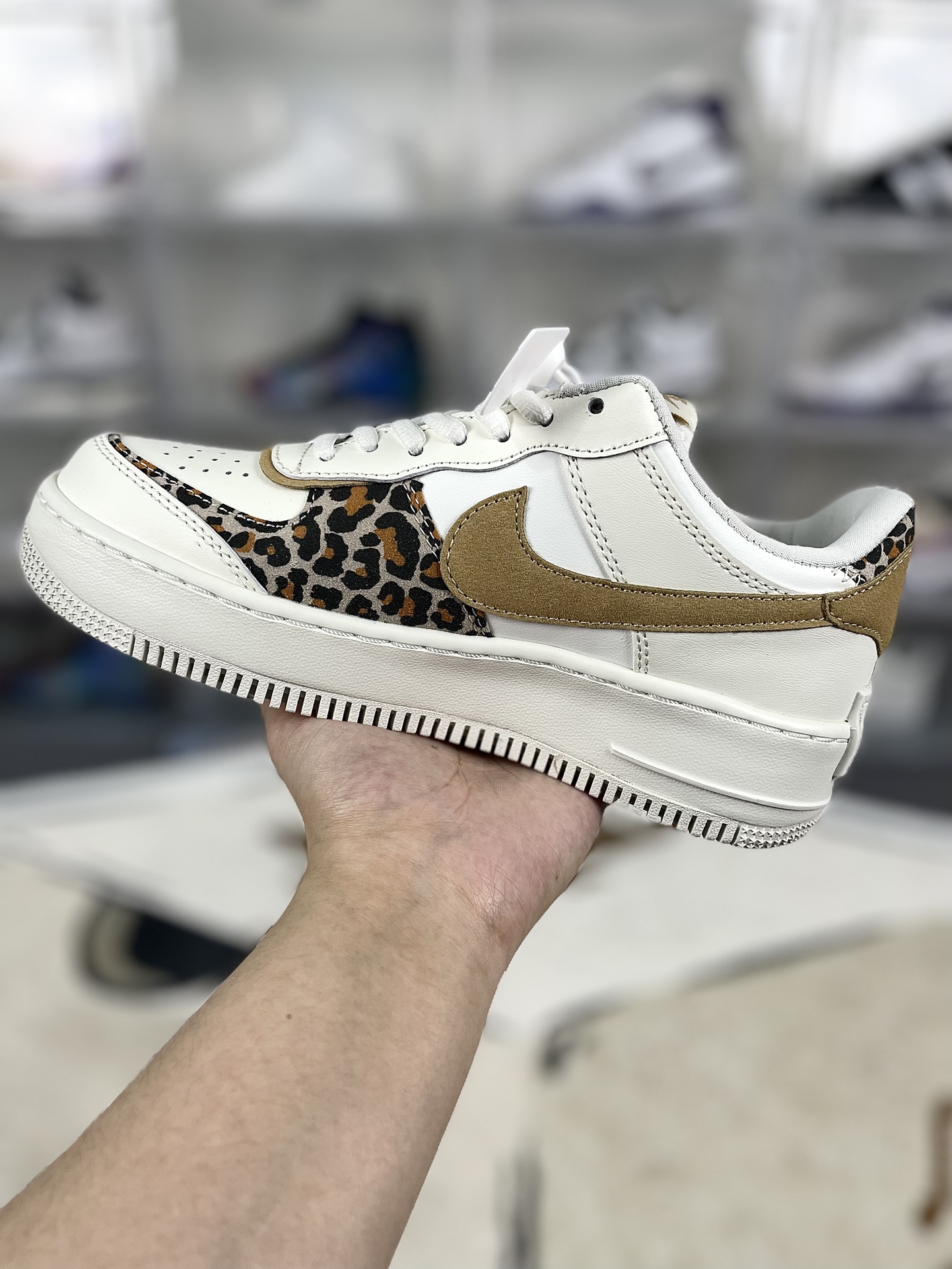 Nike Air Force 1 Shadow Leopard Women's Sneaker - White/Multi 3 i1733604683 1230 0