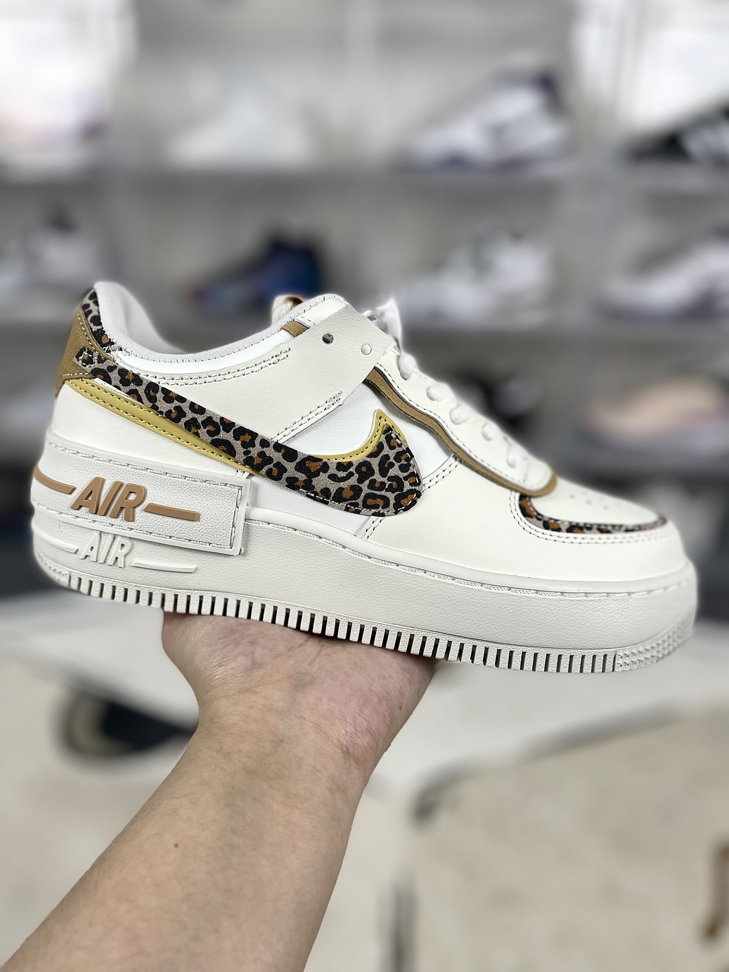 Nike Air Force 1 Shadow Leopard Women's Sneaker - White/Multi 2 i1733604683 2128 0