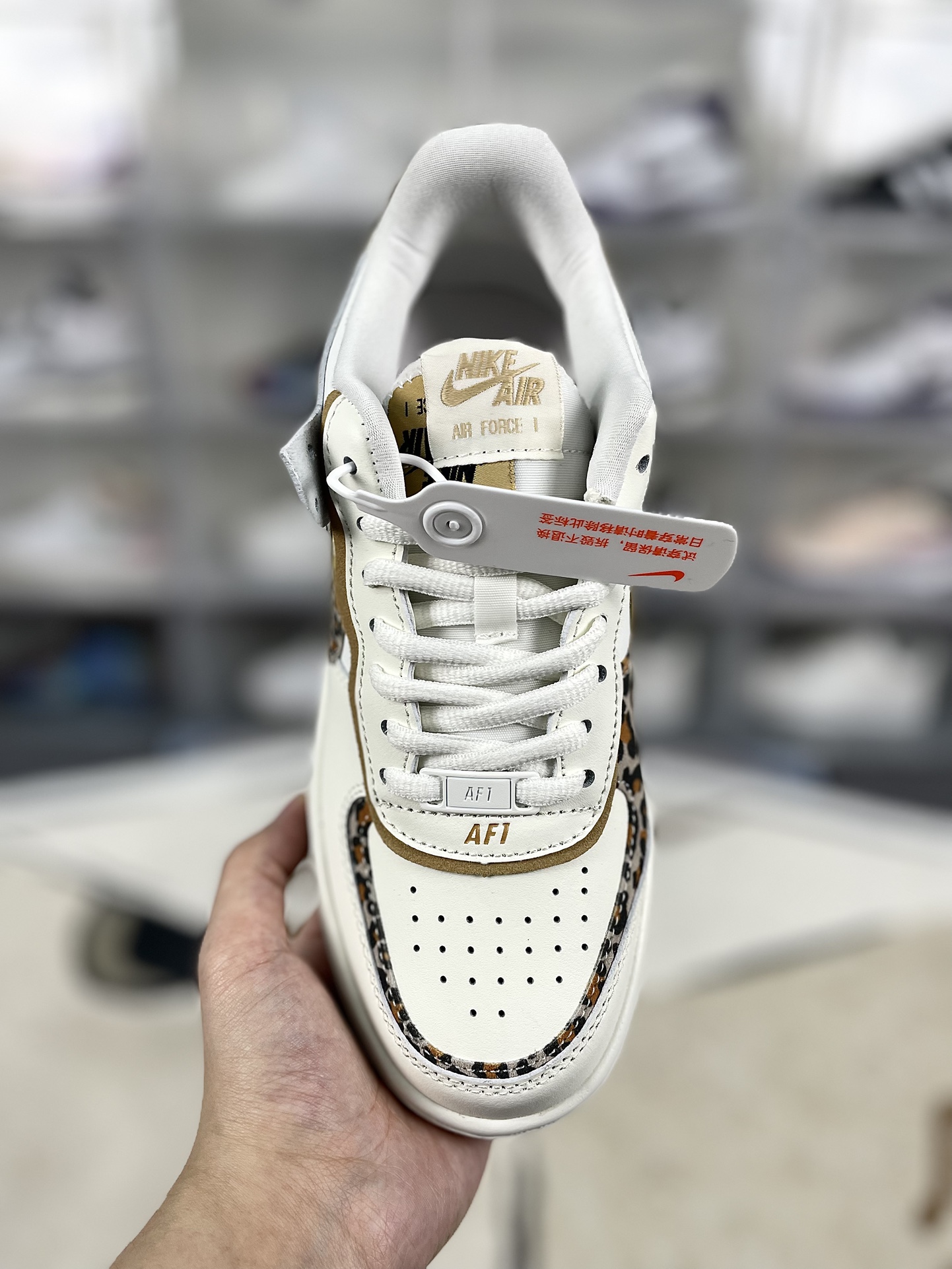 Nike Air Force 1 Shadow Leopard Women's Sneaker - White/Multi 5 i1733604683 3258 0