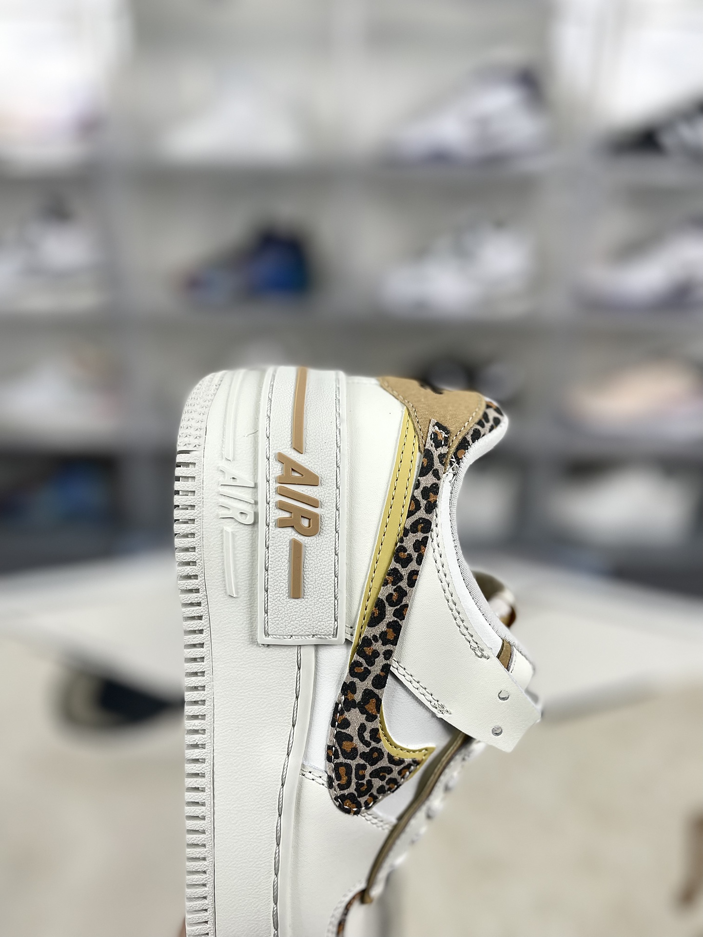 Nike Air Force 1 Shadow Leopard Women's Sneaker - White/Multi 8 i1733604683 7077 0