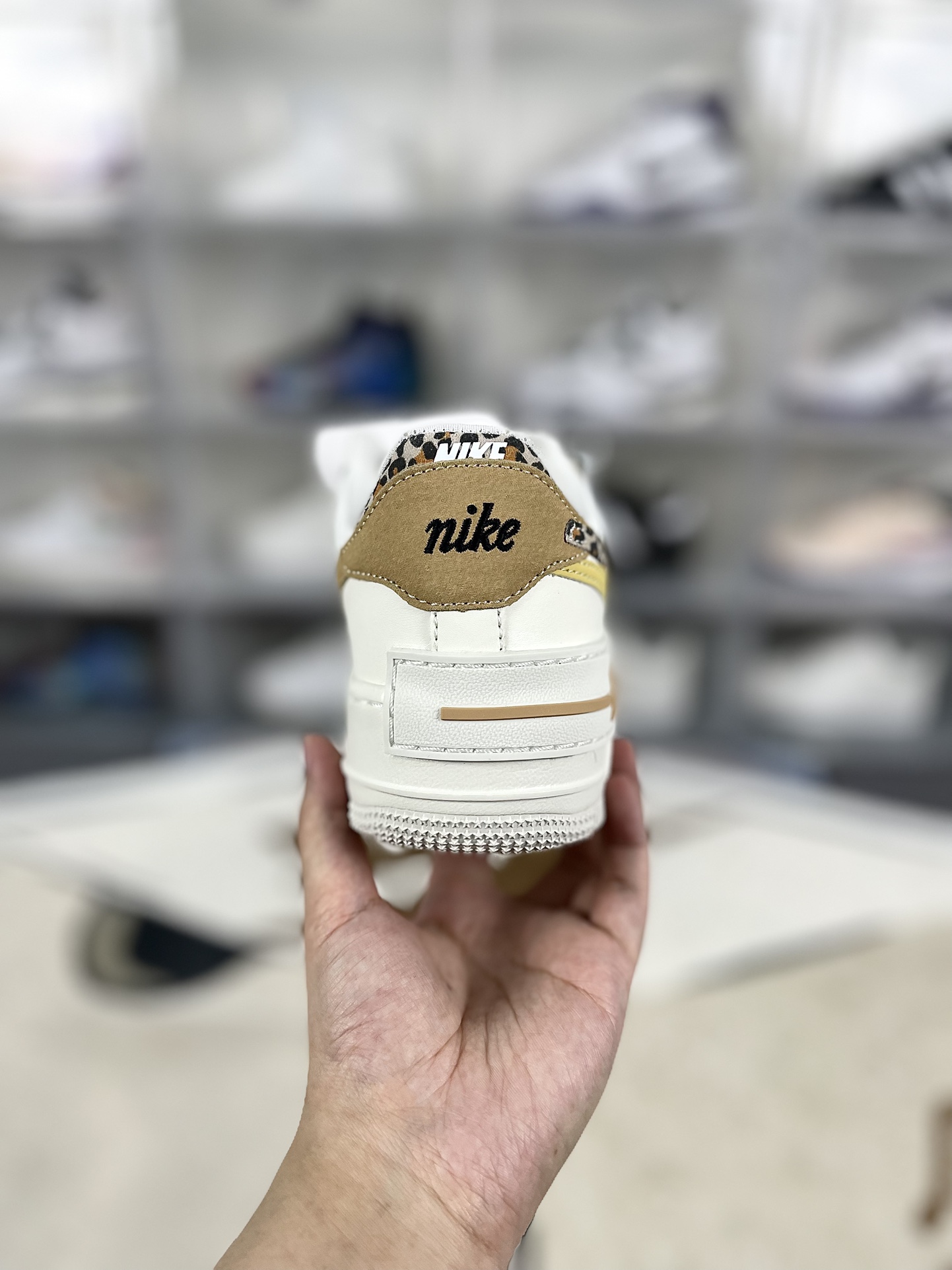 Nike Air Force 1 Shadow Leopard Women's Sneaker - White/Multi 4 i1733604683 9939 0