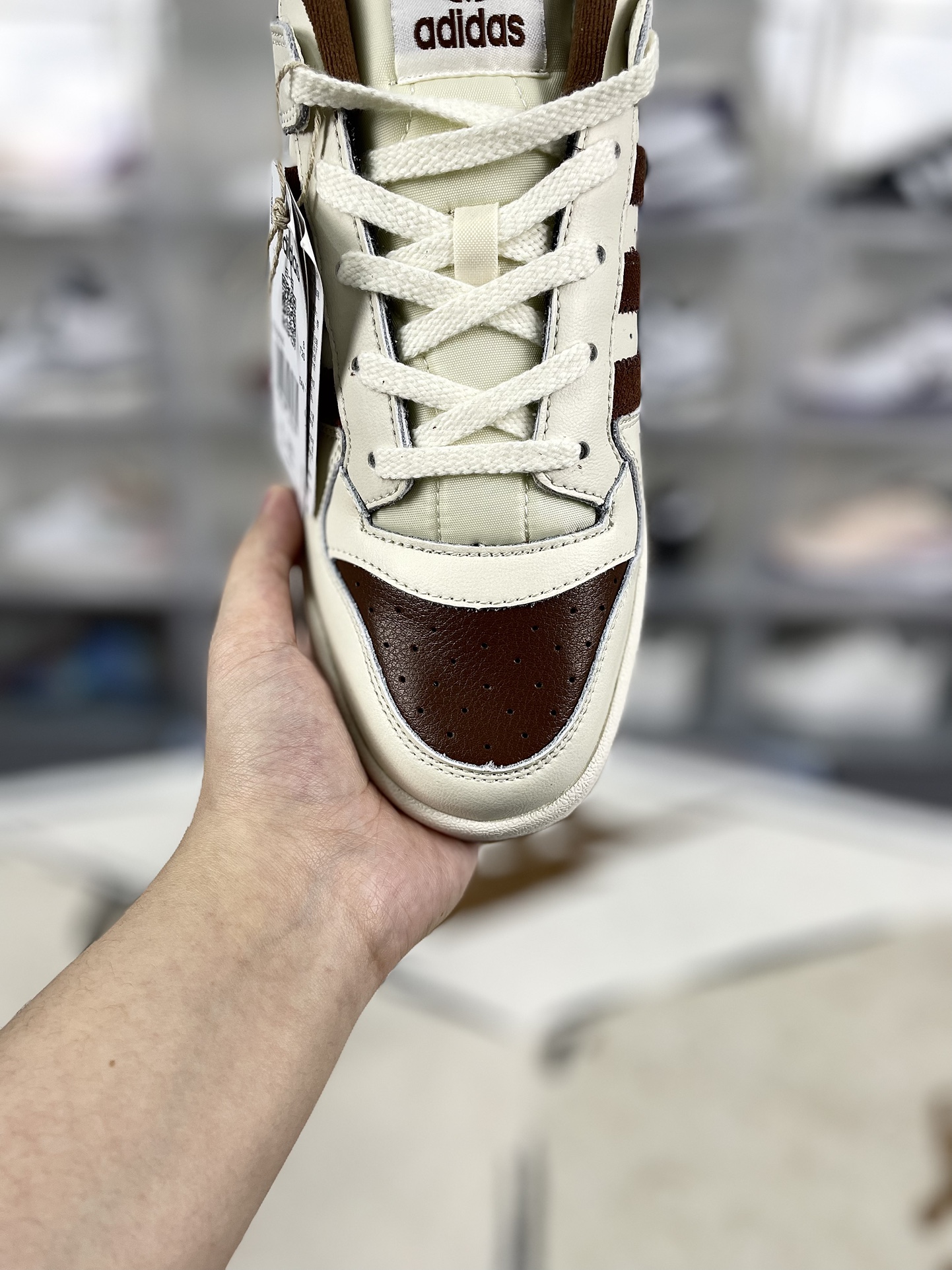 Adidas Originals Forum 84 Low Lifestyle Shoes - Brown/Beige - Unisex 5 i1733687961 6930 0