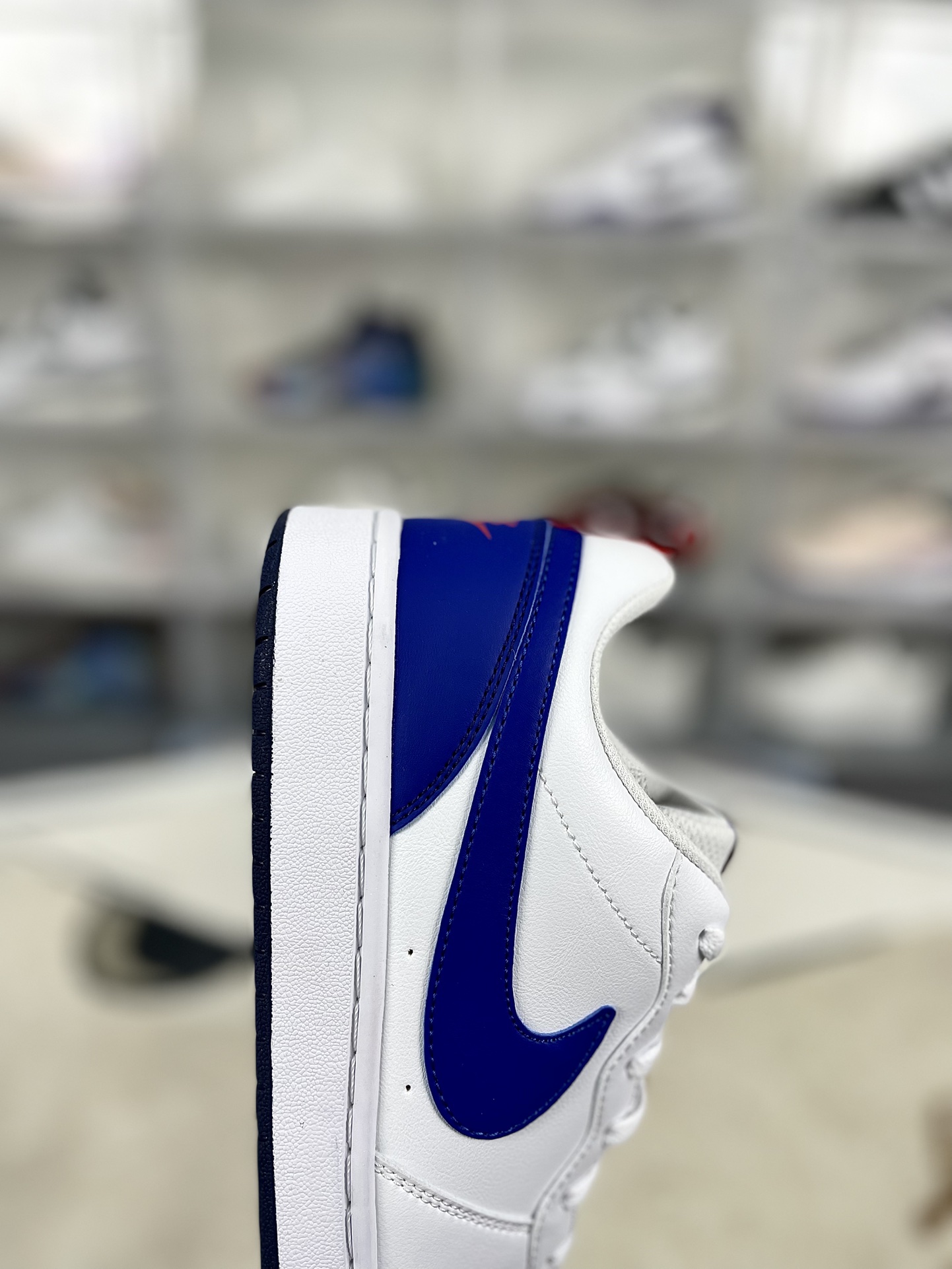 Nike Court Borough Low 2 White/Blue Casual Sneakers BQ5448-113 (Sizes 36-45) 8 i1733866331 3641 7