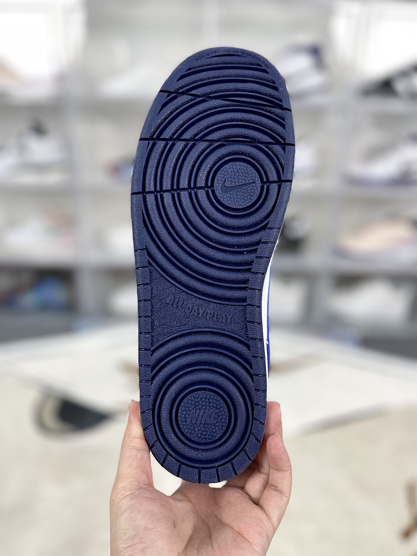 Nike Court Borough Low 2 White/Blue Casual Sneakers BQ5448-113 (Sizes 36-45) 7 i1733866333 4077 0