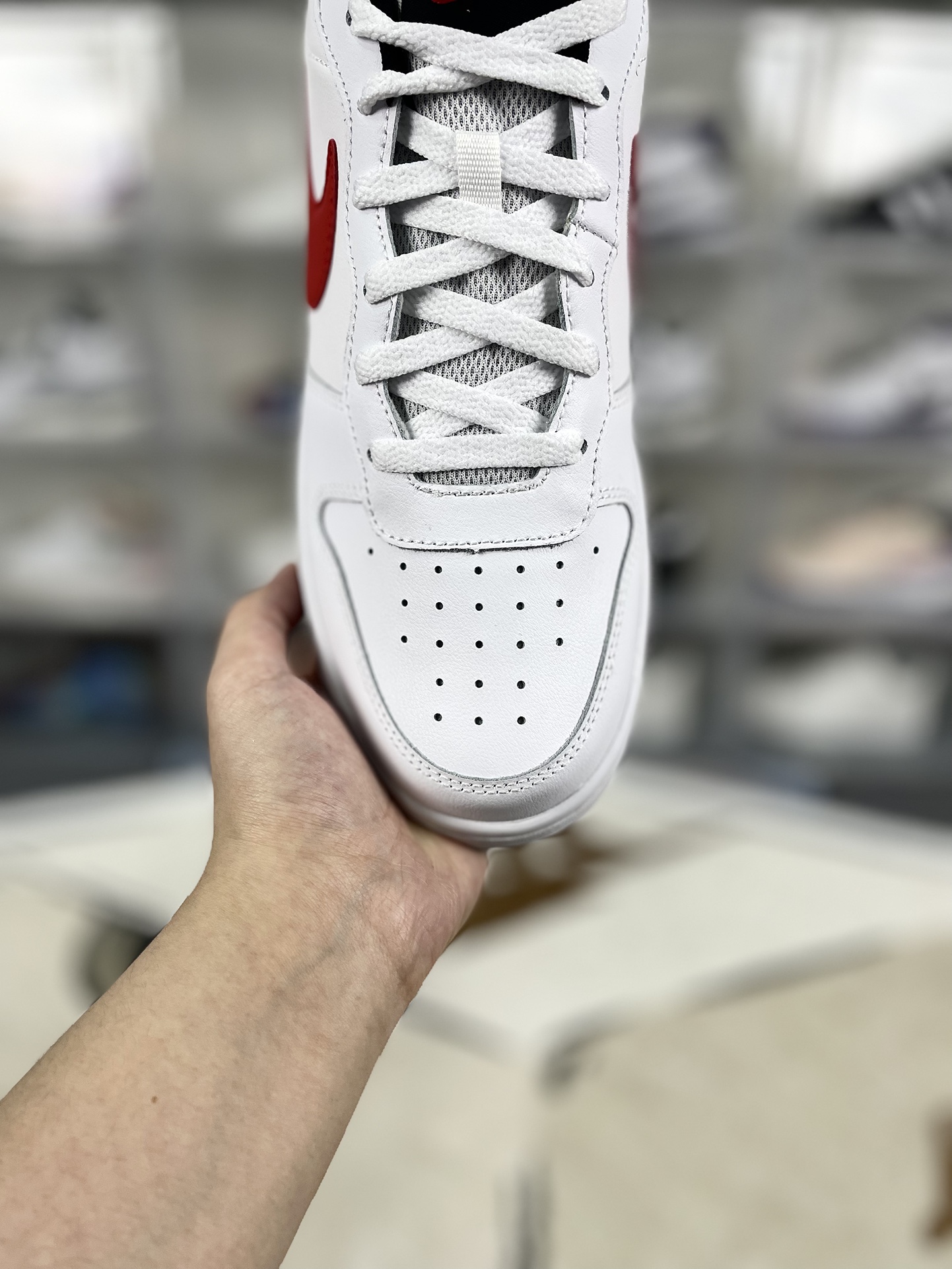 Nike Court Borough Low 2: Classic Style, All-Day Comfort - White/Black/Red 6 i1734037933 6654 0