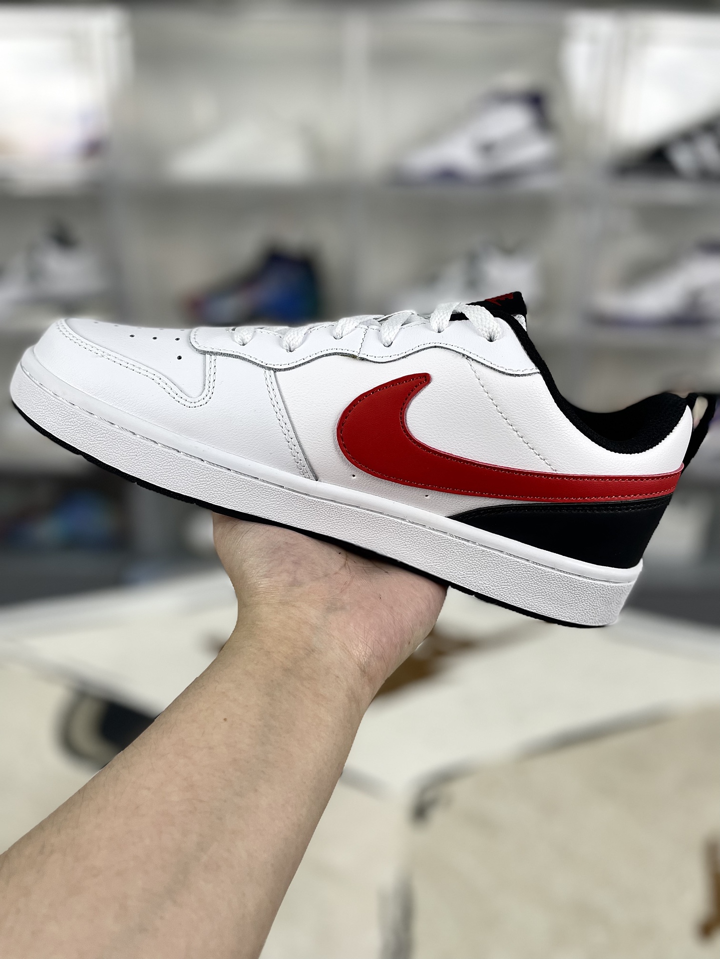 Nike Court Borough Low 2: Classic Style, All-Day Comfort - White/Black/Red 3 i1734037933 7895 0