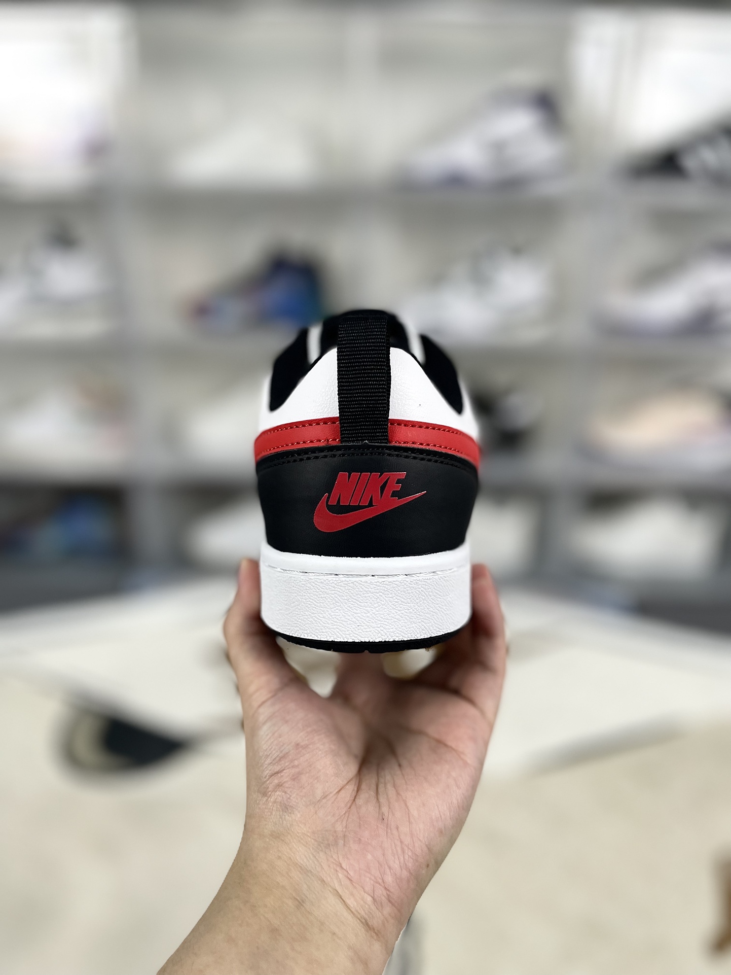 Nike Court Borough Low 2: Classic Style, All-Day Comfort - White/Black/Red 4 i1734037933 8928 0