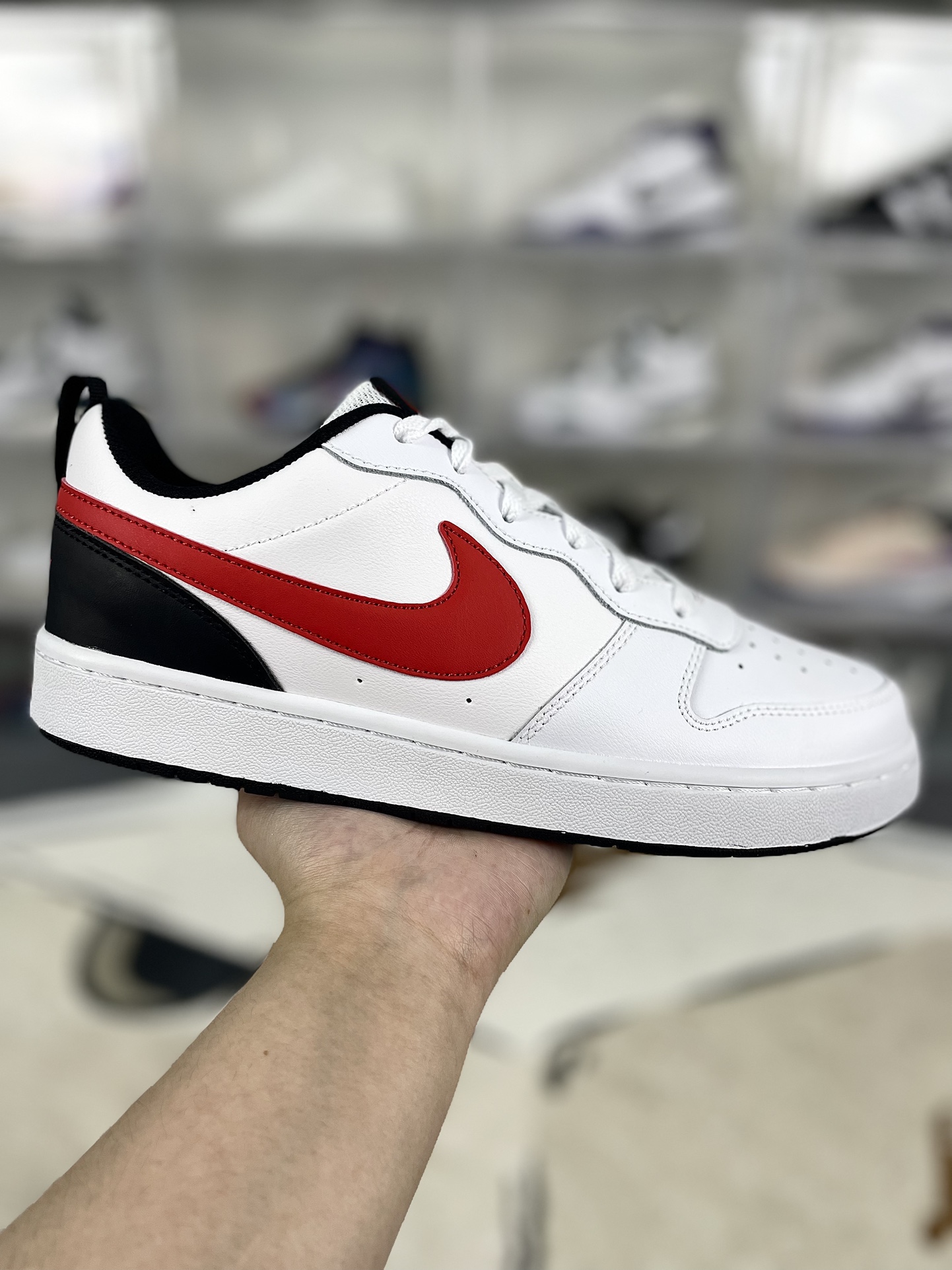 Nike Court Borough Low 2: Classic Style, All-Day Comfort - White/Black/Red 2 i1734037933 9203 0