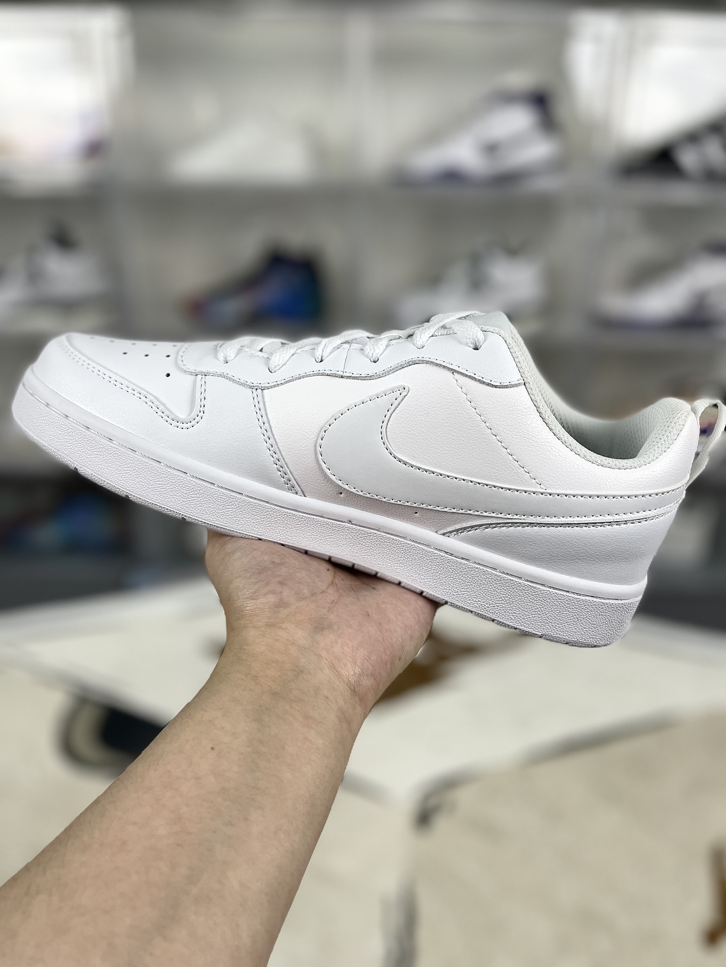 Nike Court Borough Low 2: Classic Low-Top Sneakers - All-White Edition 3 i1734037973 2585 2