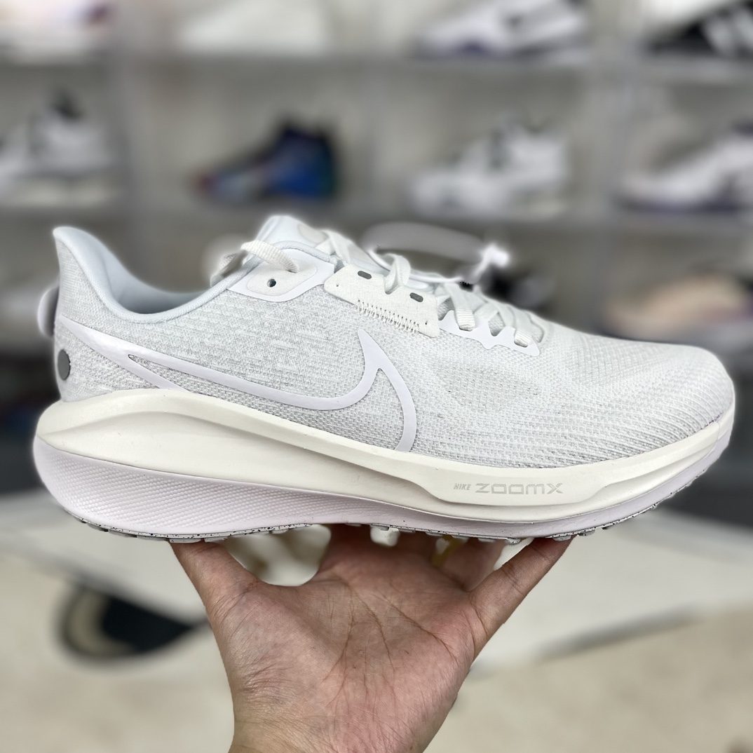 Nike Air Zoom Vomero 17 Running Shoes - White/Grey, Cushioned & Breathable 8 i1734120128 4975 0