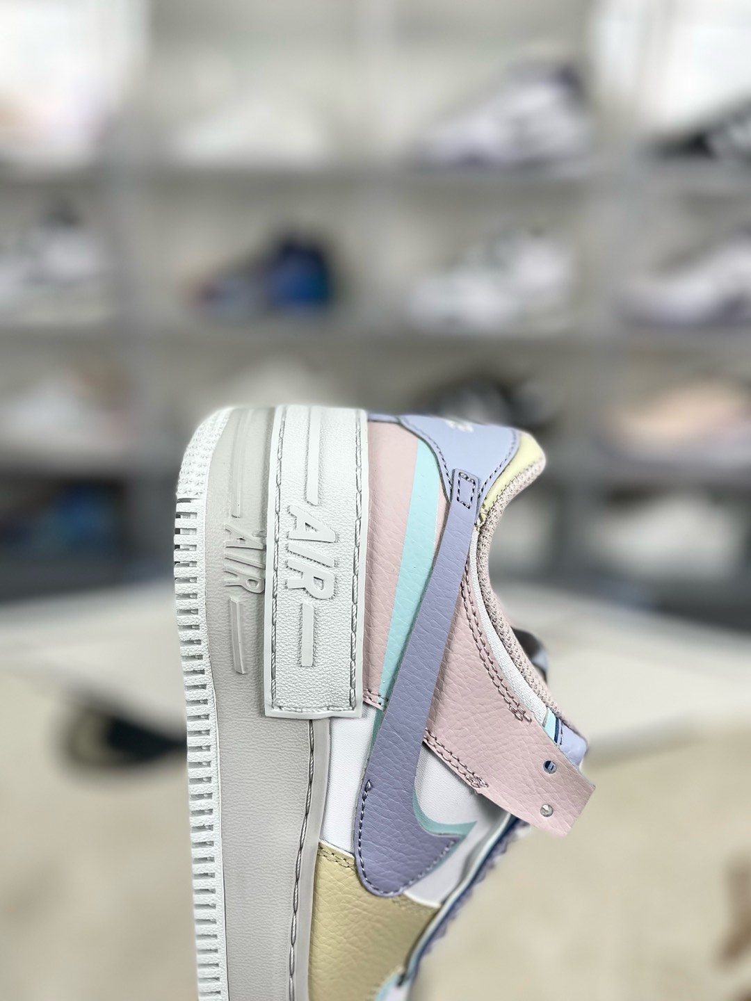 Nike Air Force 1 Shadow Low-Top Women's Sneaker - Purple/Yellow 8 i1734784047188 3145 0 6