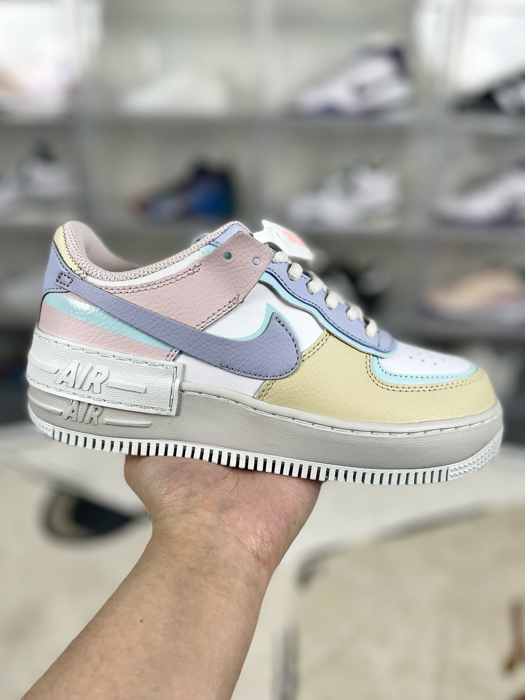 Nike Air Force 1 Shadow Low-Top Women's Sneaker - Purple/Yellow 2 i1734784048118 7155 0 0