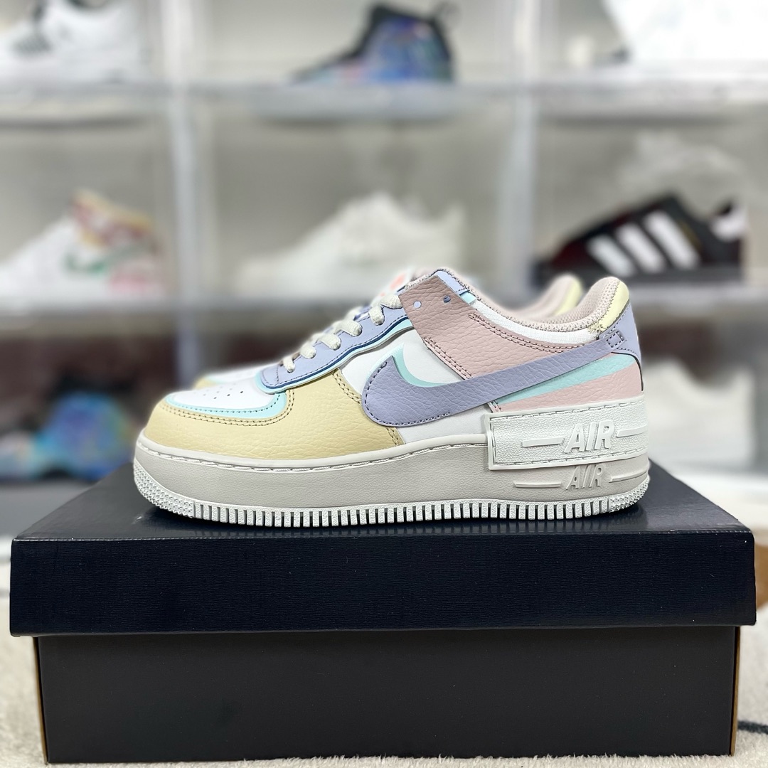 Nike Air Force 1 Shadow Low-Top Women's Sneaker - Purple/Yellow 10 i1734784048390 7855 0 8
