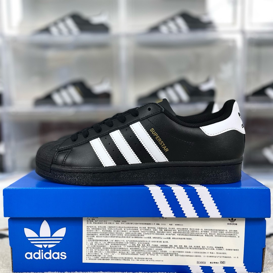 Adidas Originals Superstar Black White Unisex Low-Top Sneakers 10 i1735243529556 264 0 8