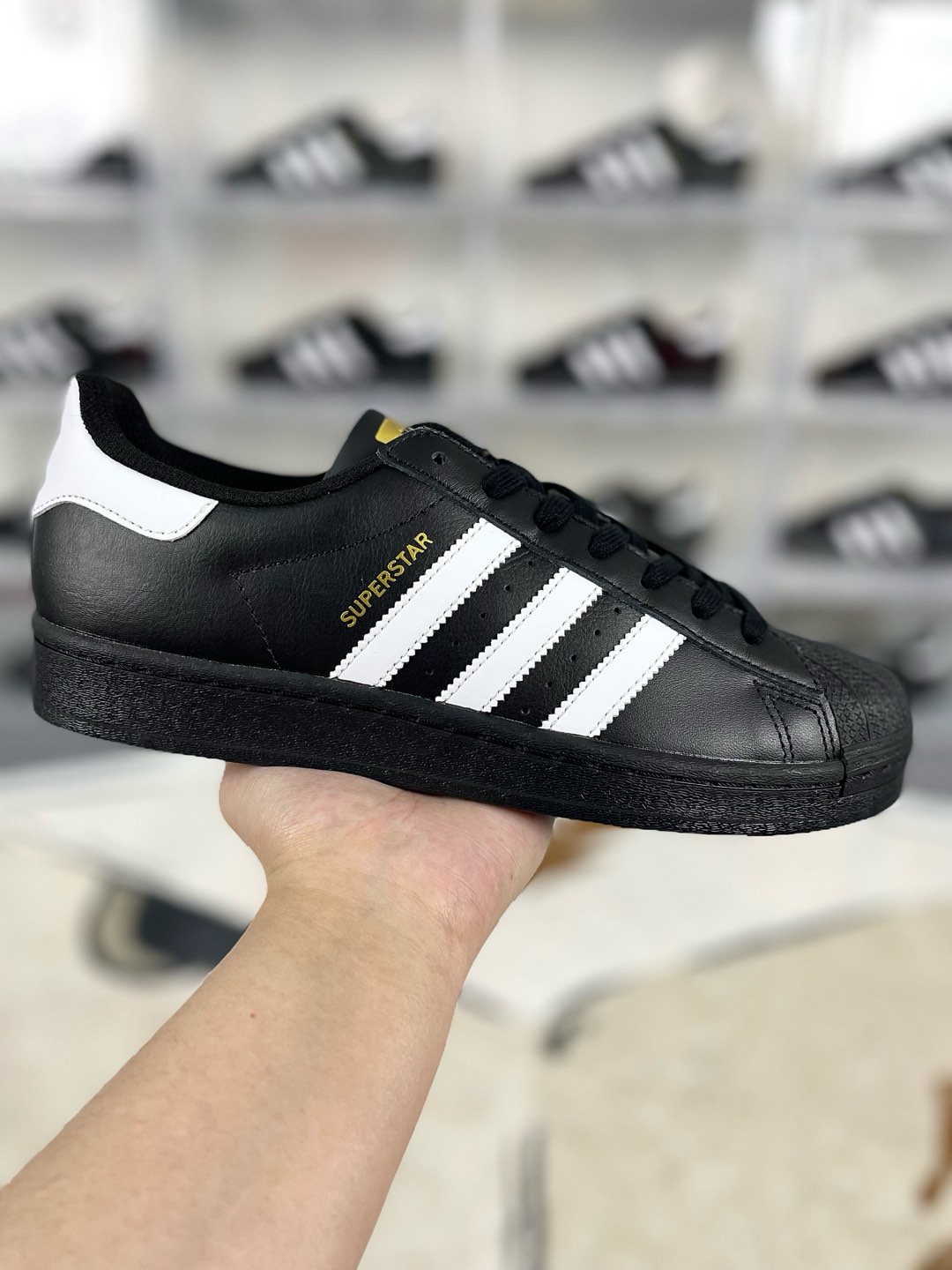 Adidas Originals Superstar Black White Unisex Low-Top Sneakers