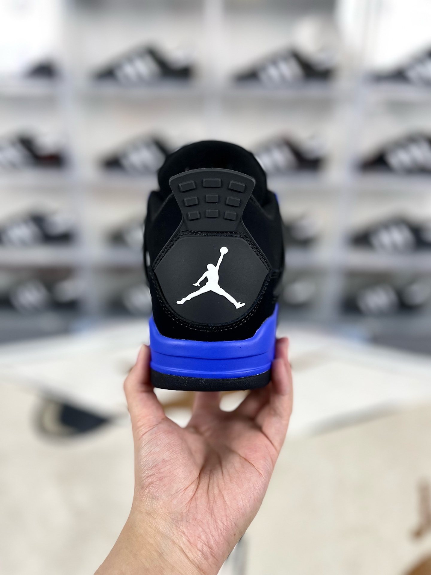 Air Jordan 4 Retro Black Blue Basketball Shoes CT8527-018 4 i1736024281211 1209 0 2