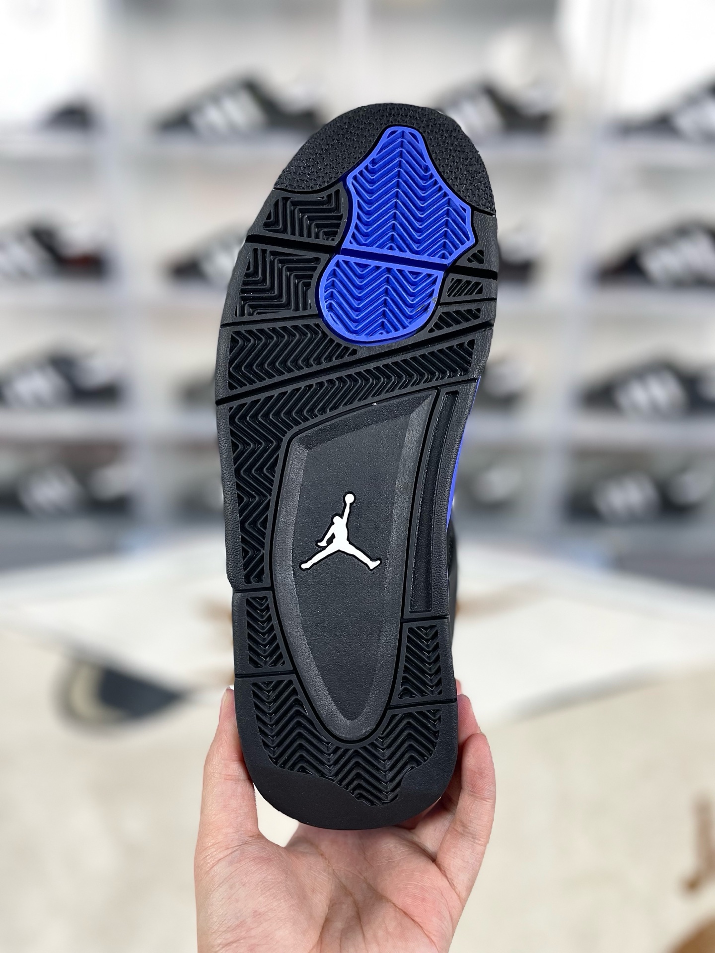 Air Jordan 4 Retro Black Blue Basketball Shoes CT8527-018 7 i1736024281211 1659 0 4
