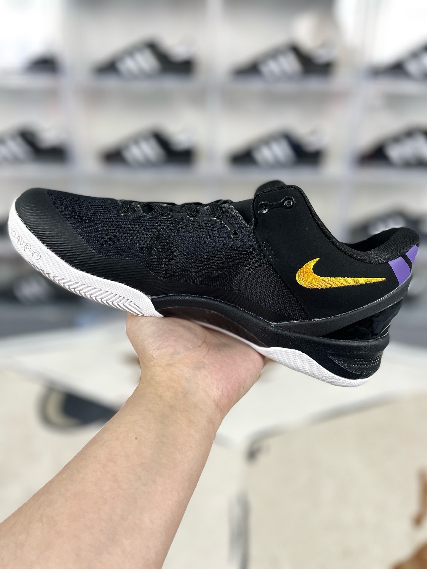 Nike Kobe 8 Protro "Lakers Away" Basketball Shoes - Black / Purple / Gold 3 i1736285078288 5660 0 1