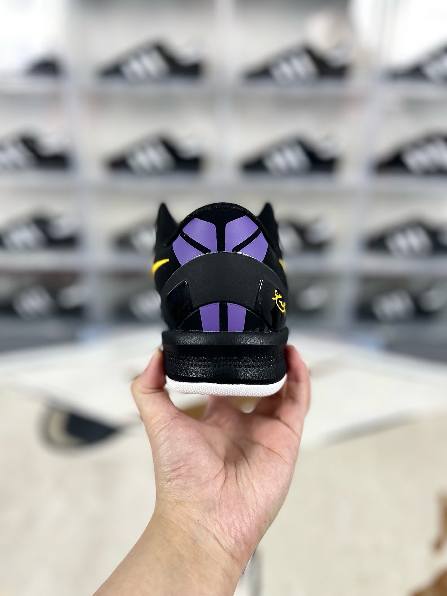 Nike Kobe 8 Protro "Lakers Away" Basketball Shoes - Black / Purple / Gold 4 i1736285079329 6102 0 2